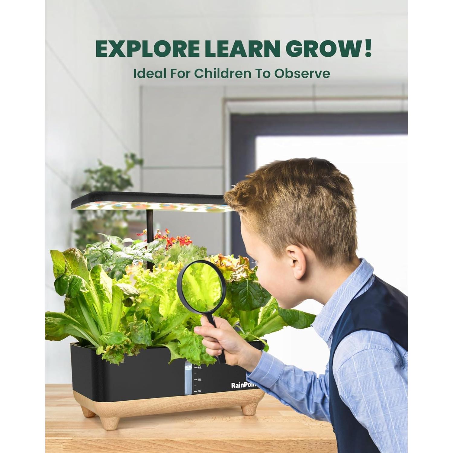 Cultivador Hidropónico RAINPOINT 13 Cápsulas 5L Interior