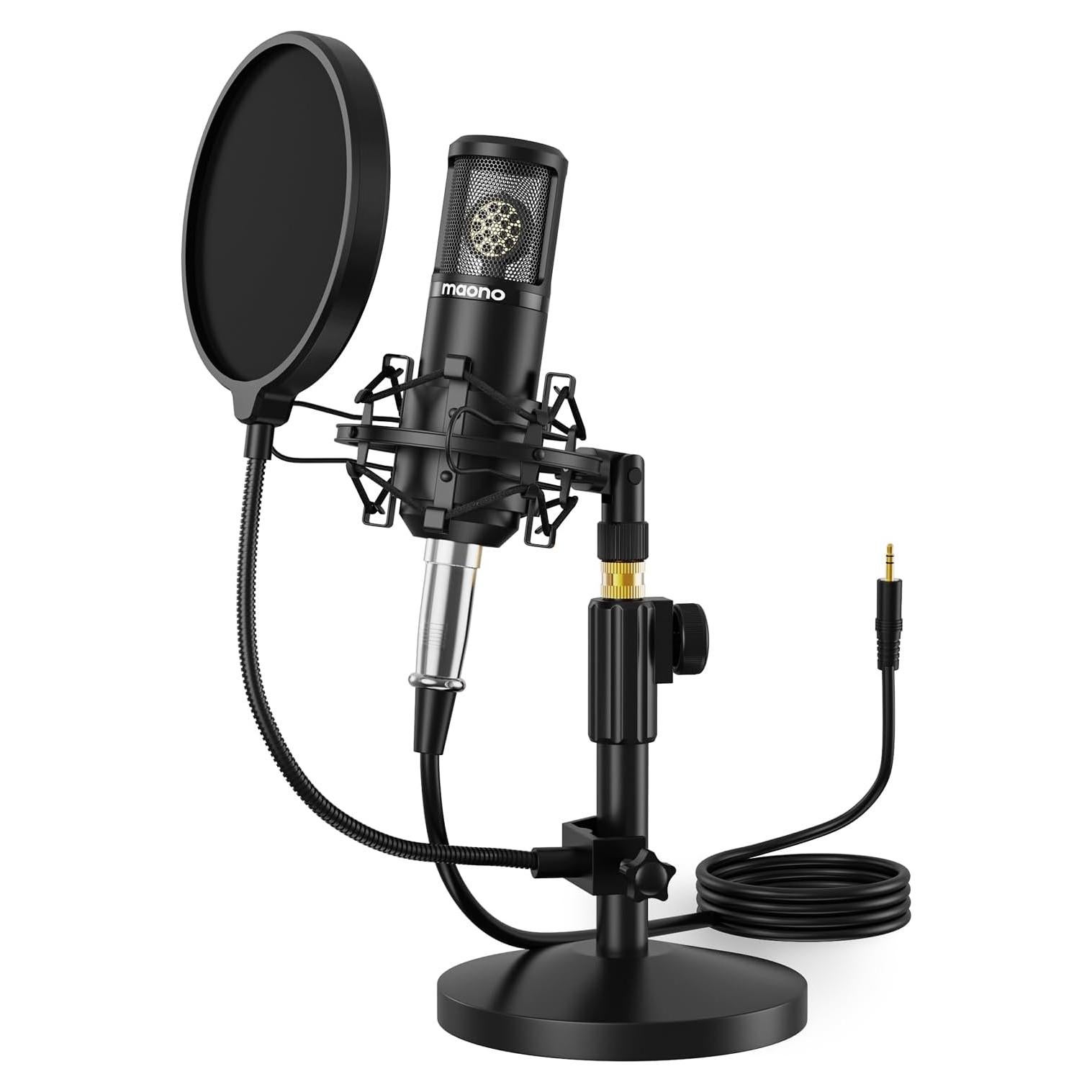 Micrófono de Condensador MAONO PM325T 25mm Cardioide Profesional