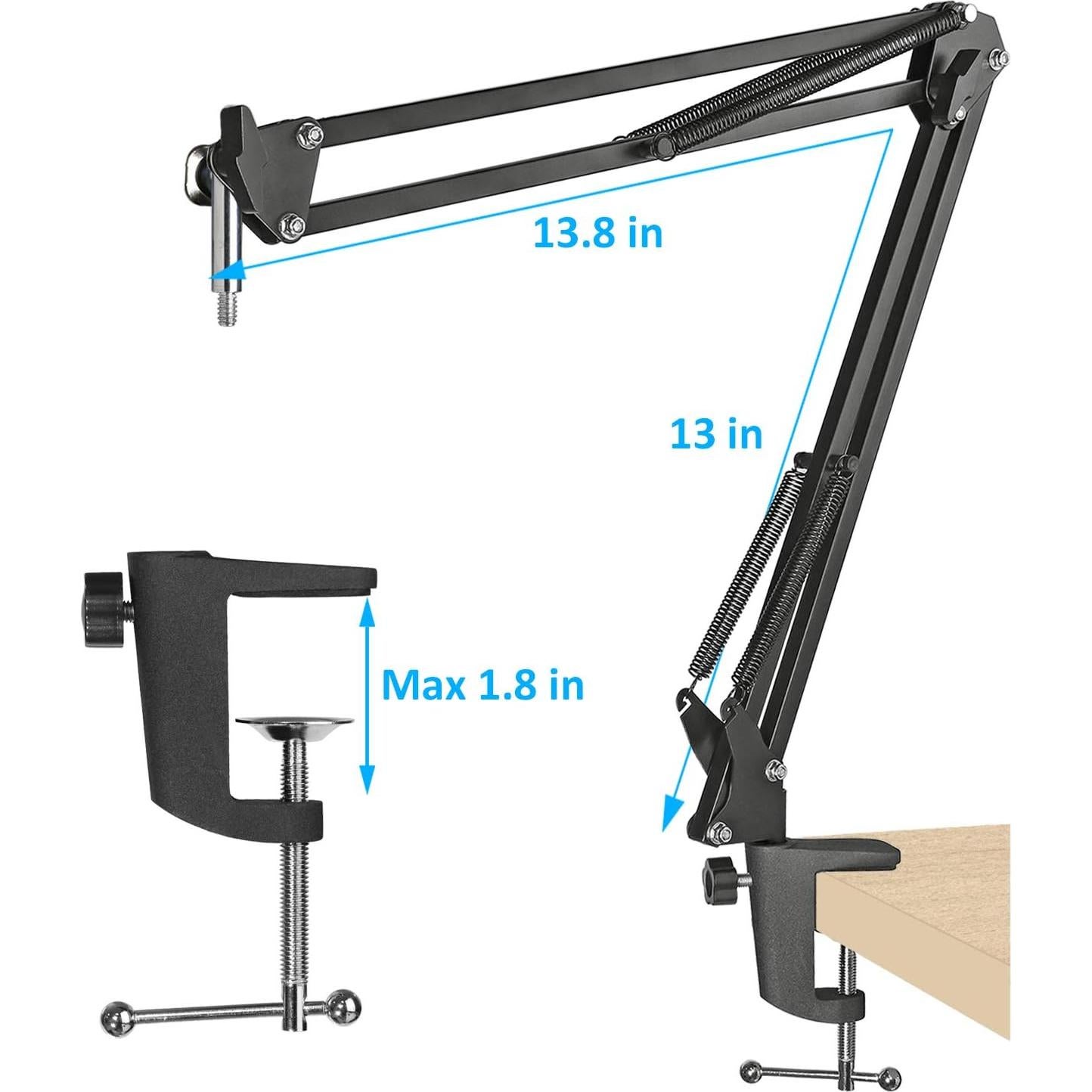 Soporte de Micrófono SUNMON MV7 con Filtro Antipop Ajustable