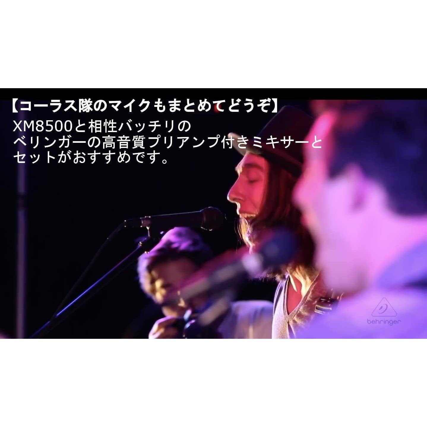 Micrófonos Dinámicos Behringer XM1800S - Paquete de 3