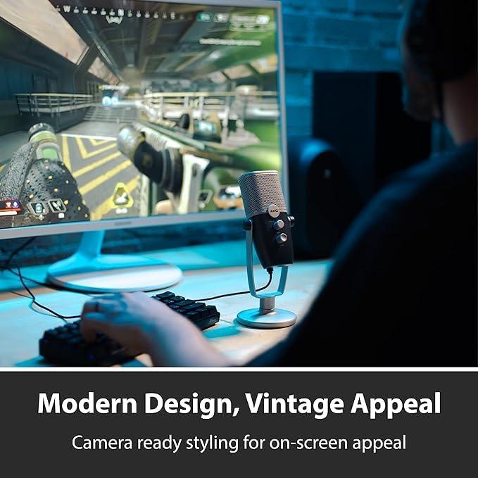 Micrófono USB-C AKG Pro Audio Ara, Doble Patrón, 24 bits/96 kHz