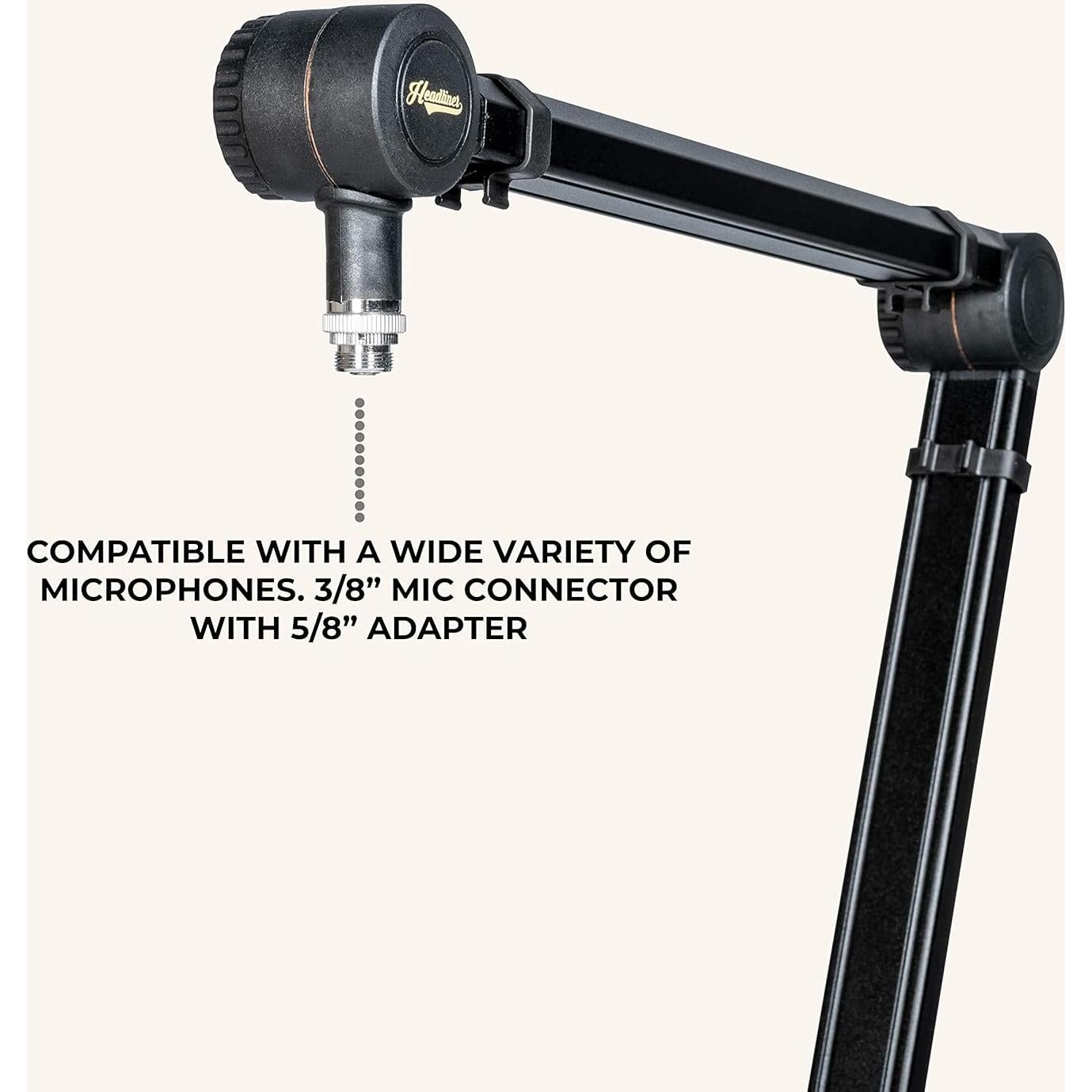 Brazo de Micrófono Headliner Sierra Broadcast Negro 1.92 kg