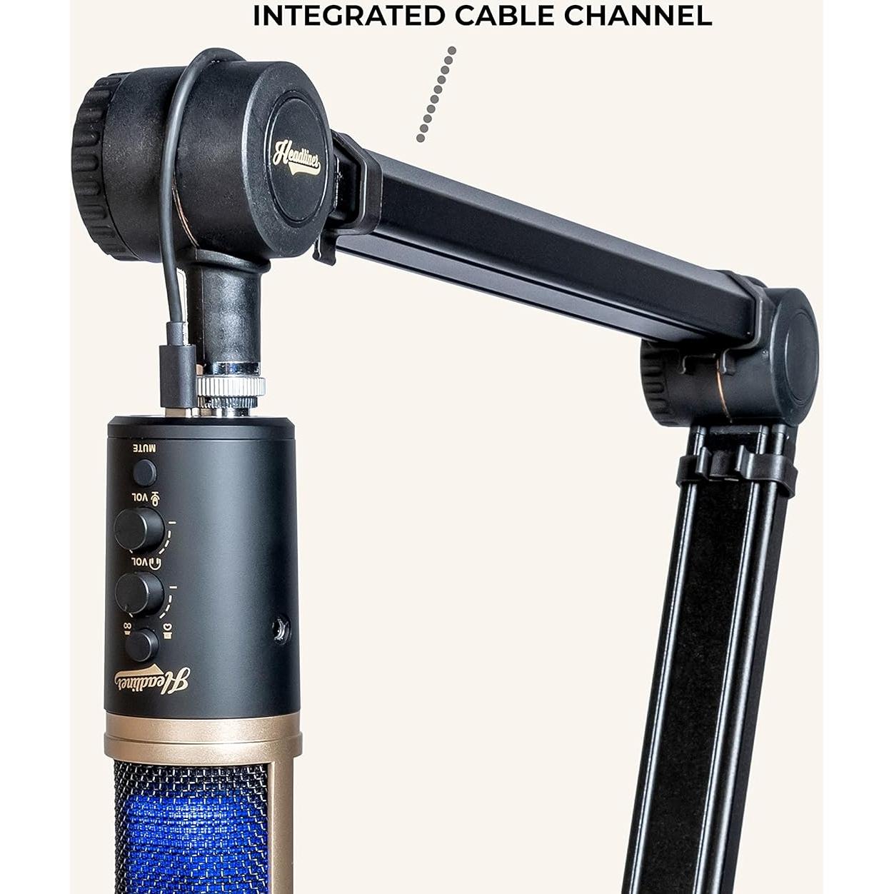 Brazo de Micrófono Headliner Sierra Broadcast Negro 1.92 kg