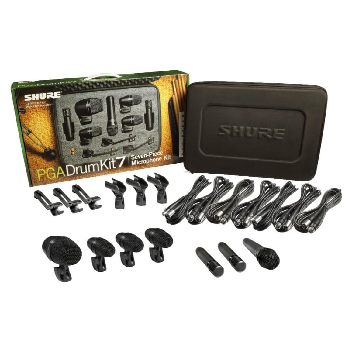 Kit de Micrófonos de Batería Shure PGADRUMKIT7 - 7 Piezas