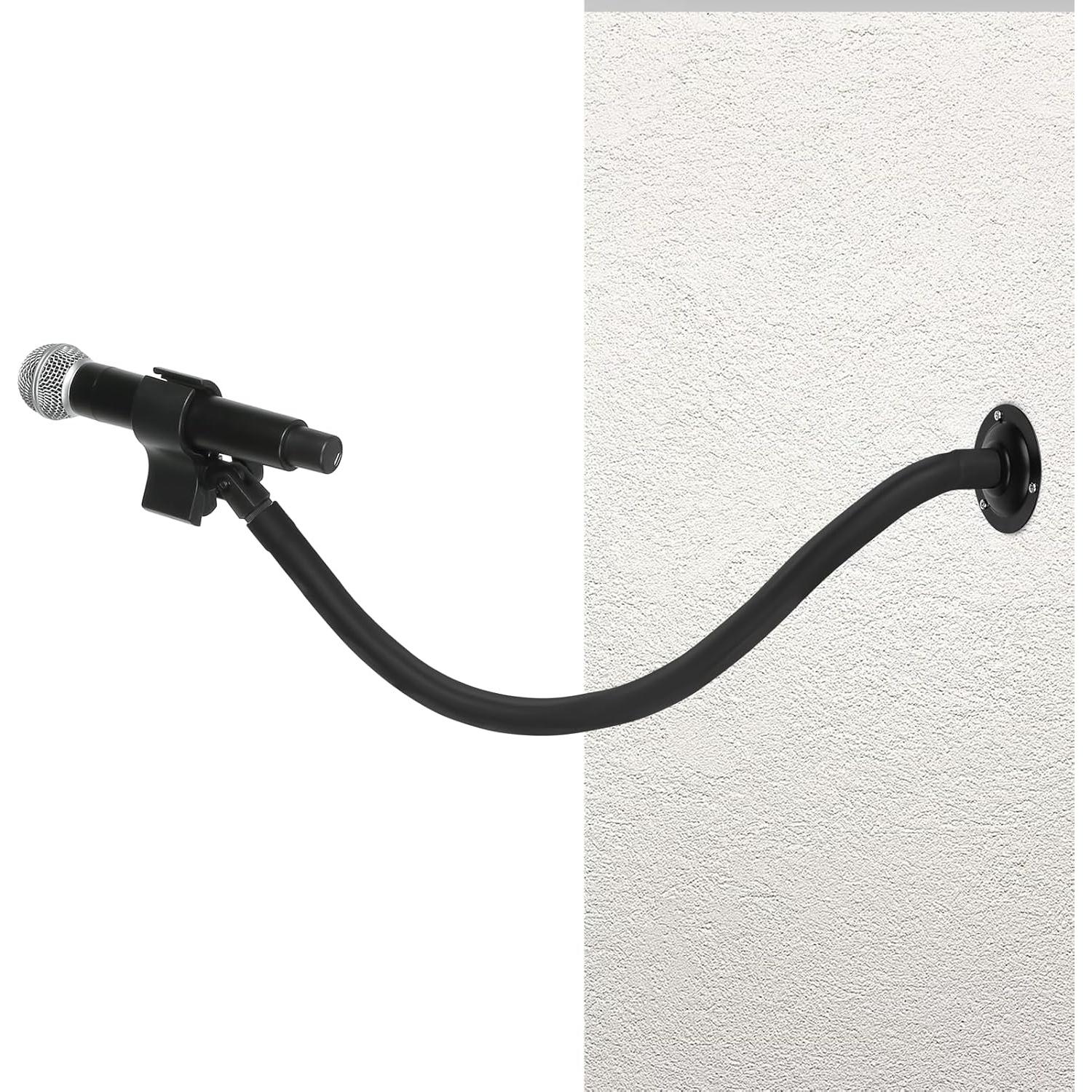 Soporte de Micrófono Flexible 60 cm con Base de Metal MK0107