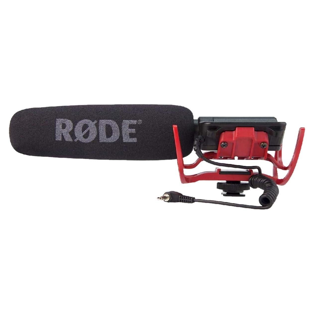 Micrófono de Escopeta Rode VideoMic con Soporte Rycote, Negro