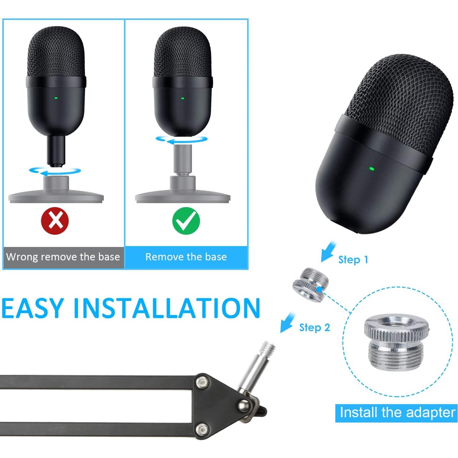 Brazo de micrófono Razer Seiren Mini con filtro antipop