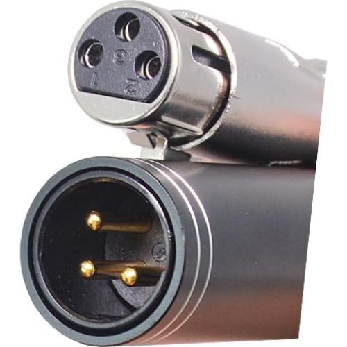 Micrófono Shotgun Mejordisparo 11" (27cm) con Soporte y Cable XLR