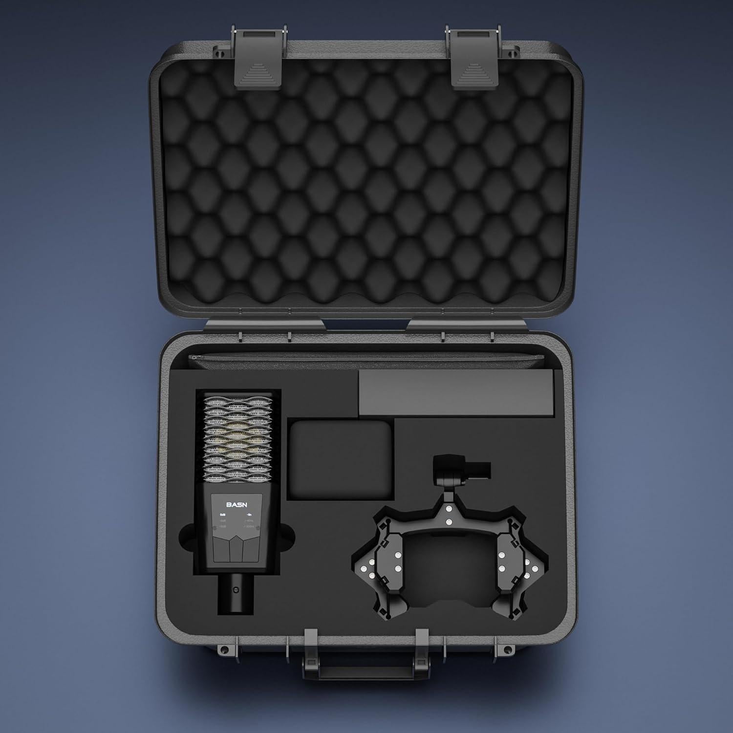 Micrófono de Condensador XLR BASN BMS2 Cardioide Azul