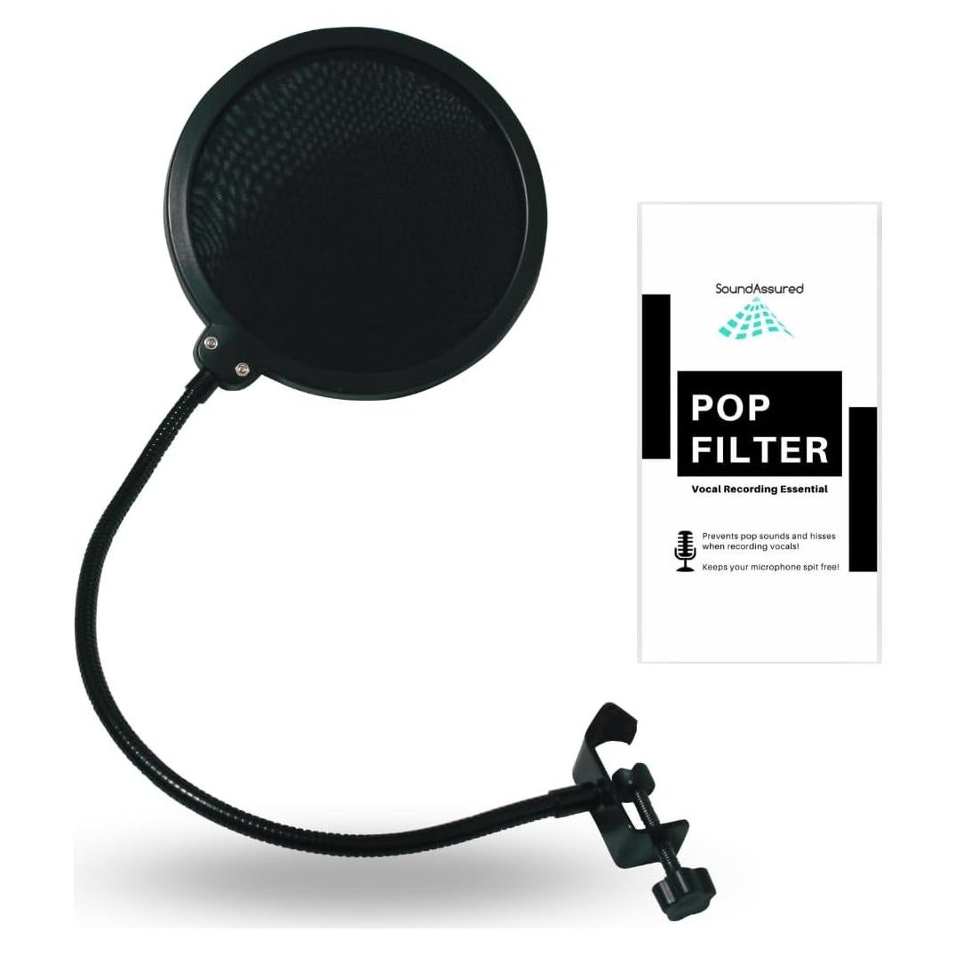 Filtro Pop Antiviento para Micrófono de Estudio 15.2 cm