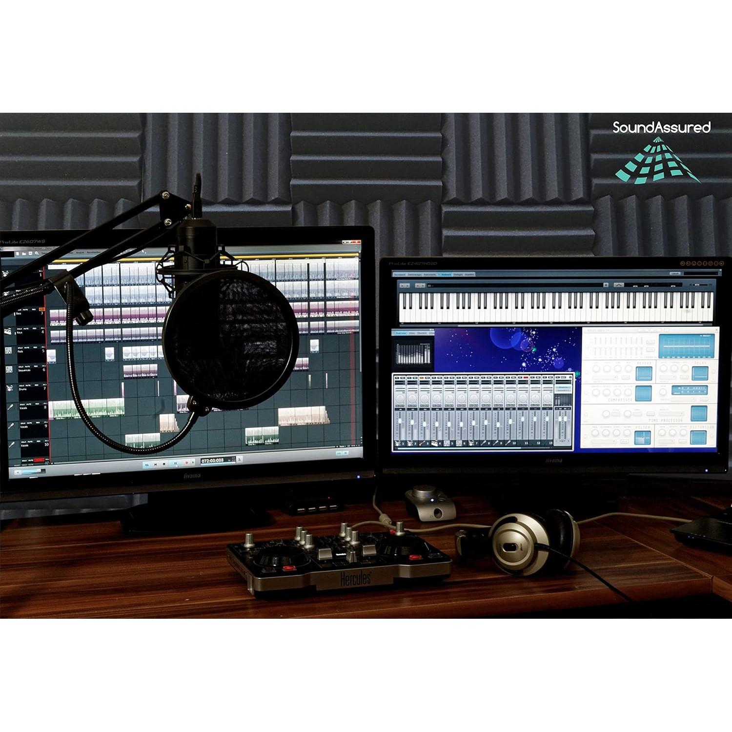 Filtro Pop Antiviento para Micrófono de Estudio 15.2 cm