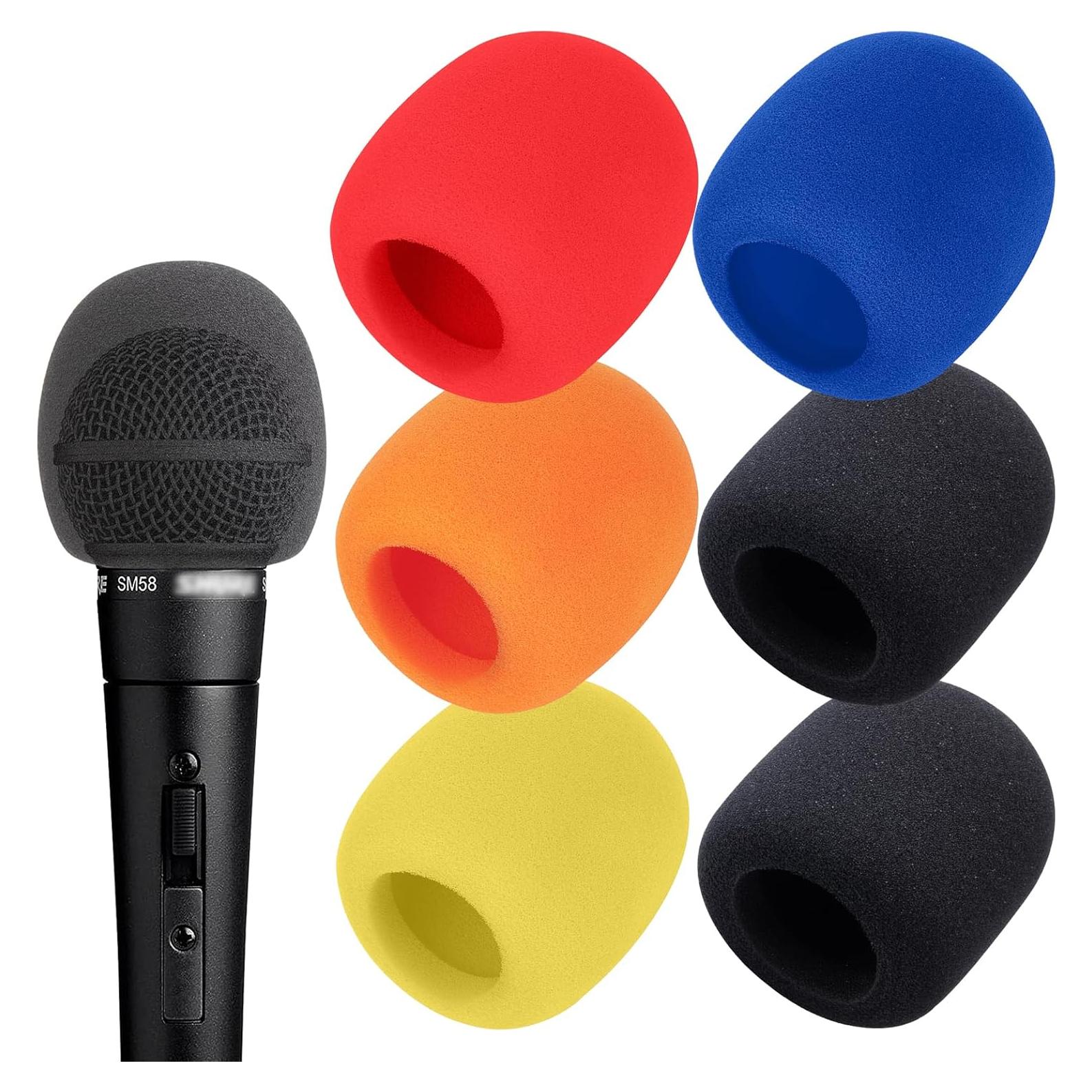 Filtro Antiviento Universal 6 Pcs YOUSHARES para Micrófono