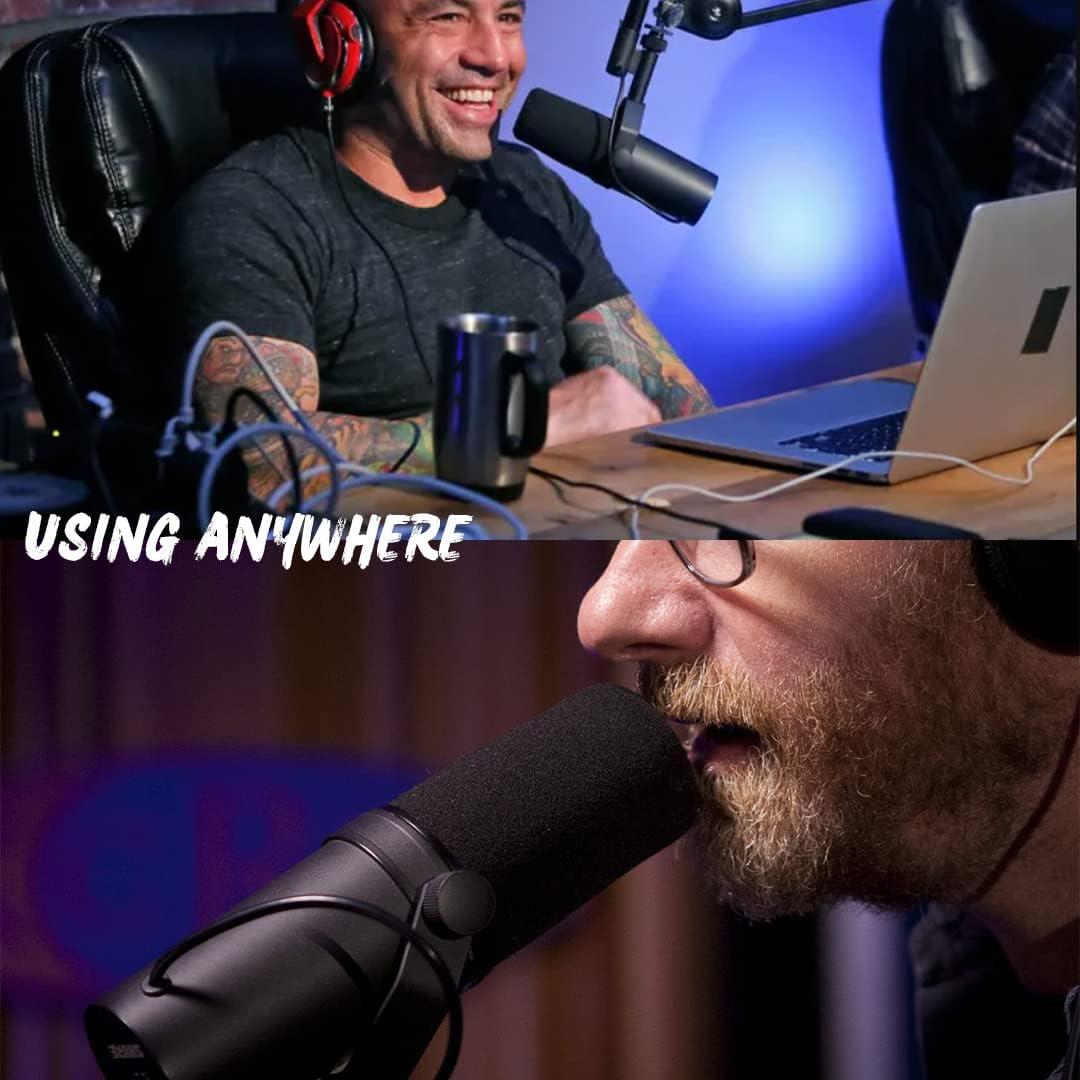 Filtro Pop de Espuma RhymKawa para Micrófonos Shure SM7B, MV7