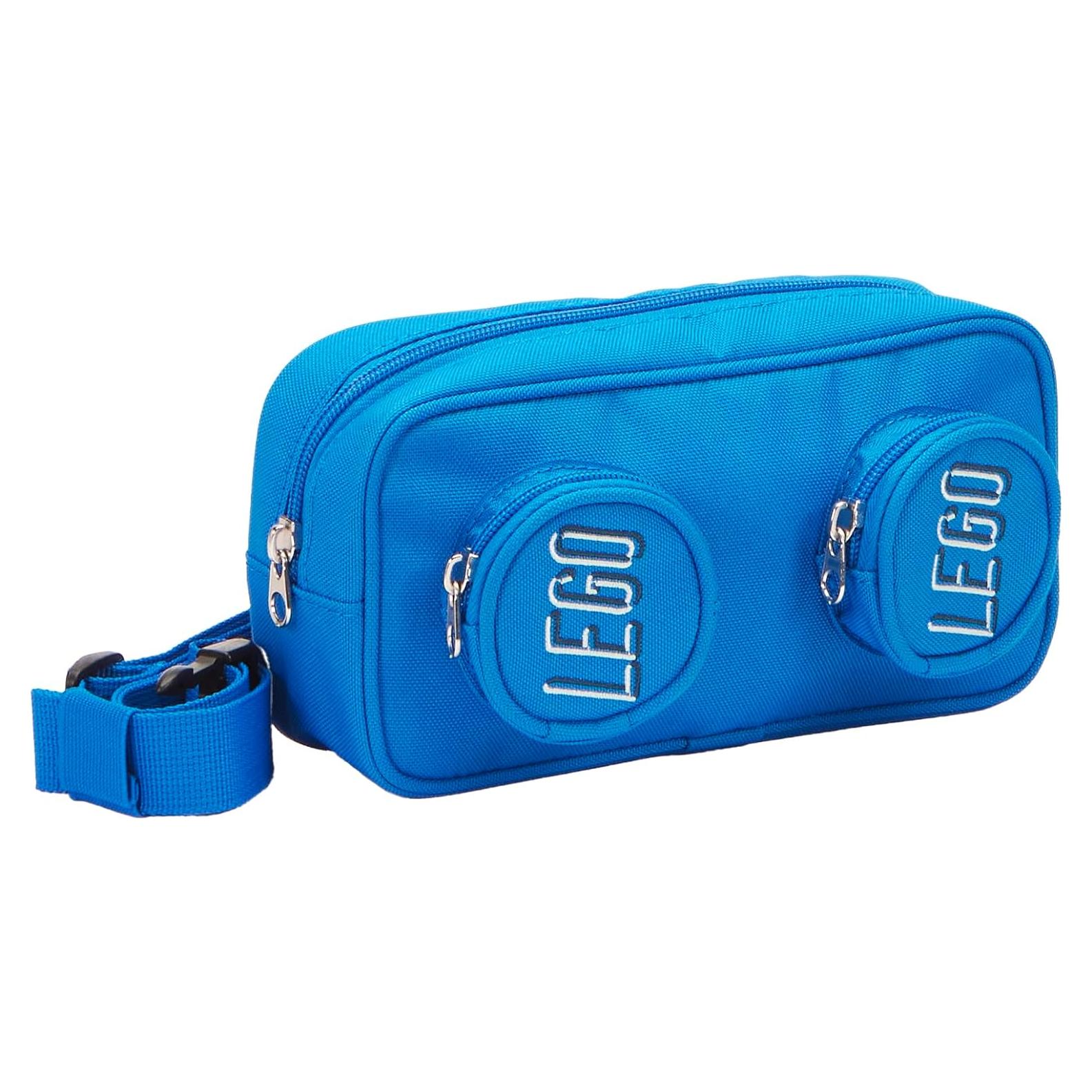 Riñonera LEGO Unisex Azul 1.3L con 2 Bolsillos