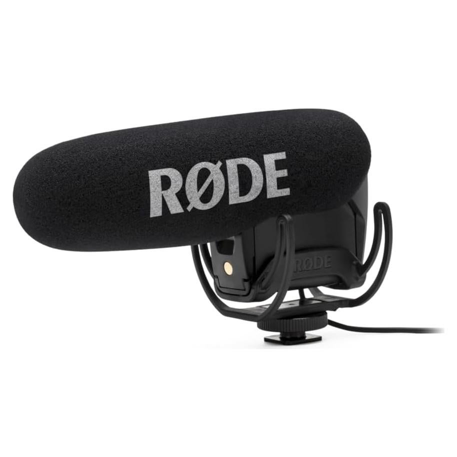 Micrófono Shotgun Rode VideoMic Pro R para Cámara, Negro
