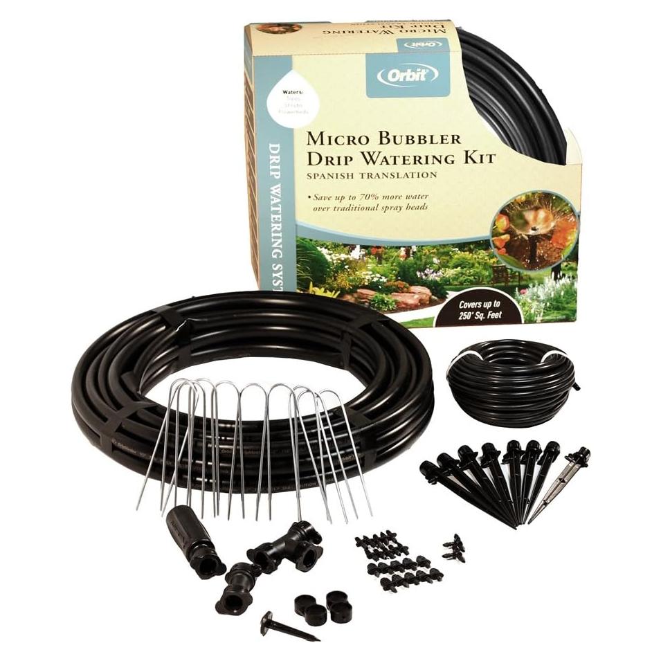 Kit de Riego por Goteo Orbit 69525 Micro Bubbler 1,95 kg