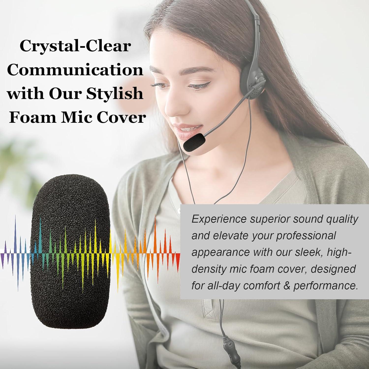 Paquete de 10 fundas de micrófono espuma AKN-SP02 3.56 cm