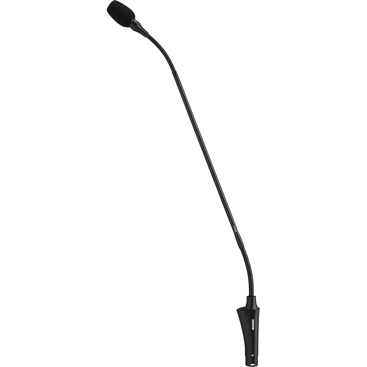 Micrófono de condensador Shure CVG18-B/C 45.72 cm cardioide