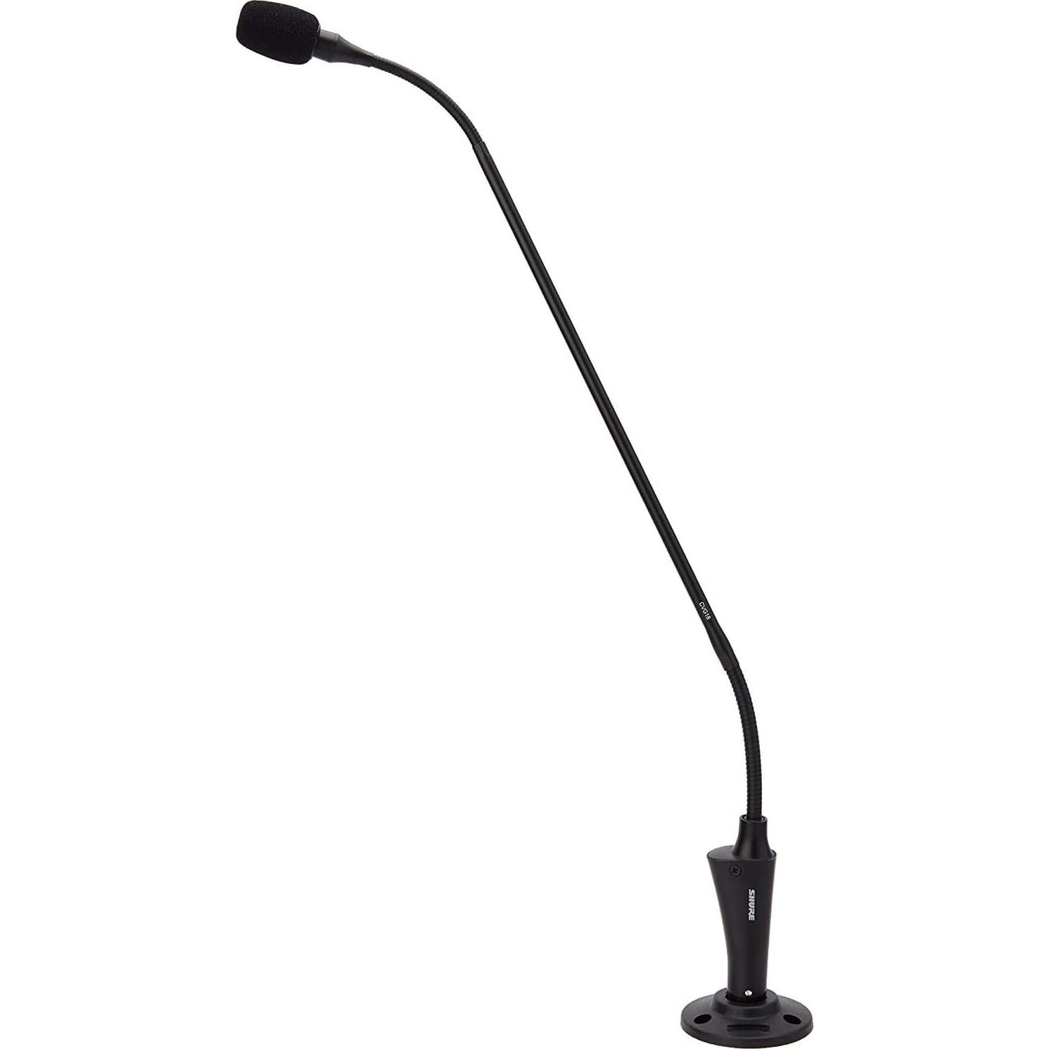 Micrófono de condensador Shure CVG18-B/C 45.72 cm cardioide