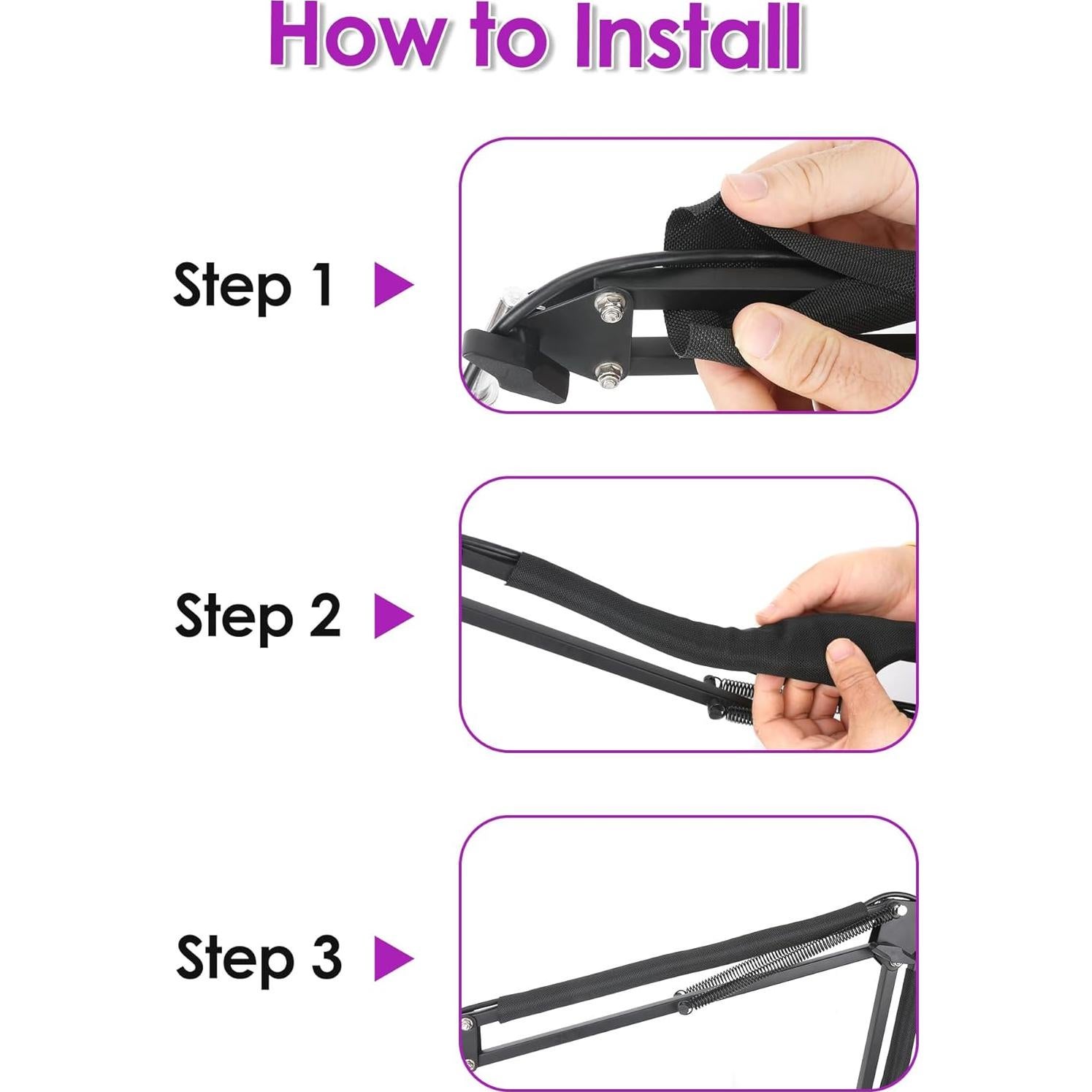 Brazo de Micrófono HyperX Quadcast Ajustable con Fundas de Cable