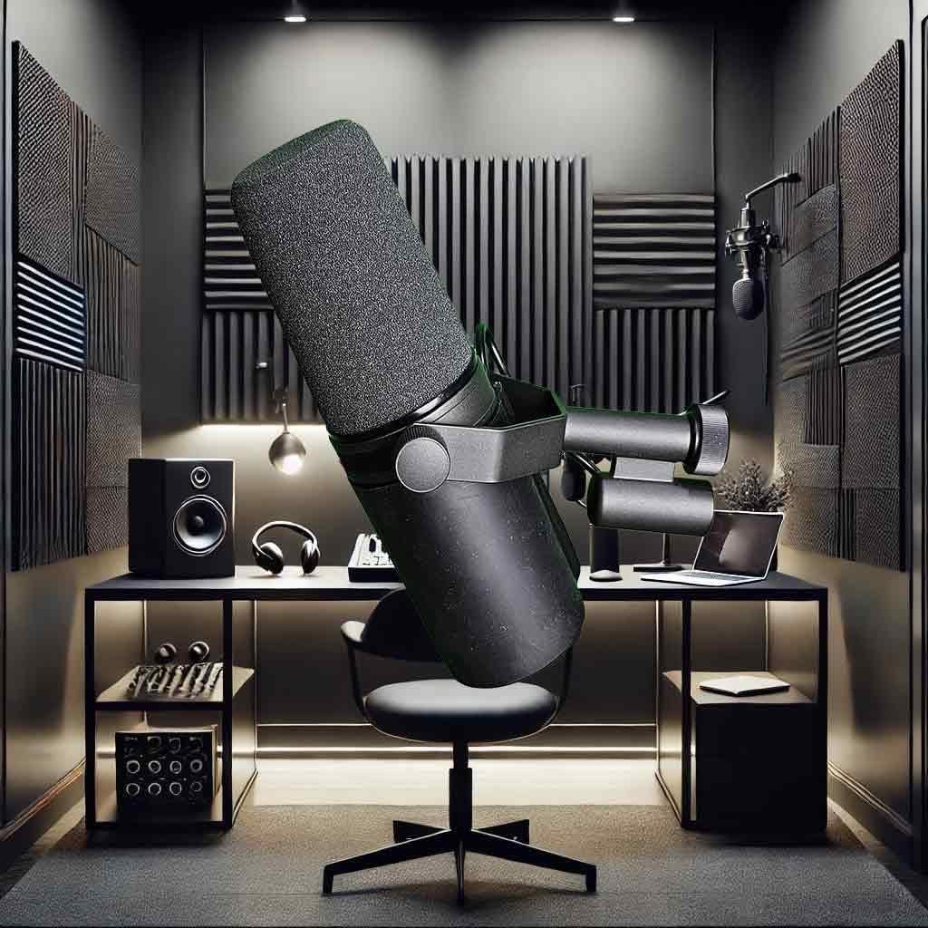 Cubierta de Micrófono Goma Negra Shure SM7B SM7dB Duradera