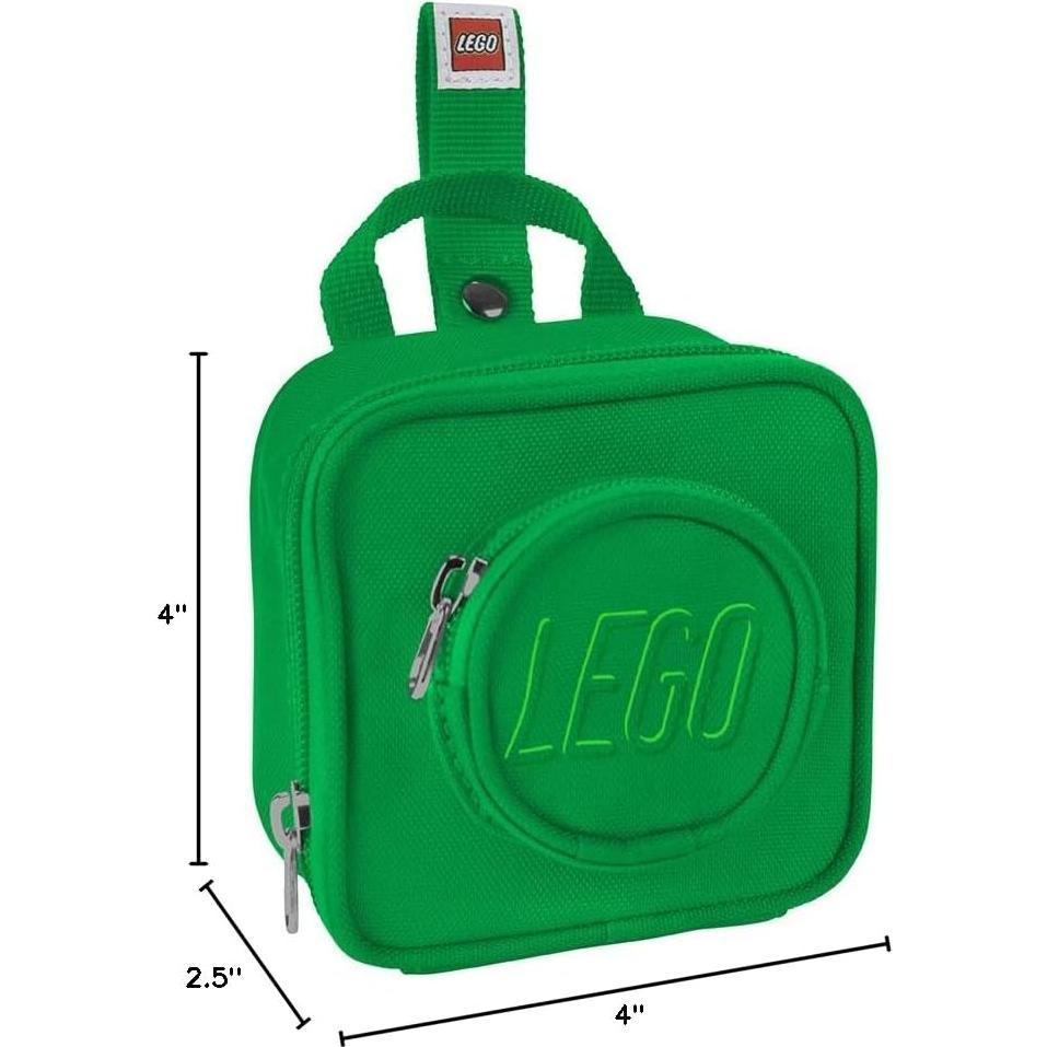 Mochila Mini LEGO Verde para Niños, 10x10x6 cm