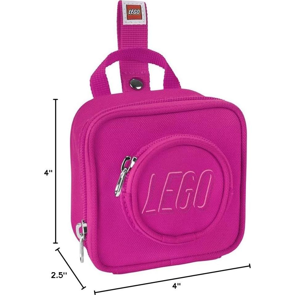 Mochila Mini LEGO Rosa para Niños, 10x10x6 cm