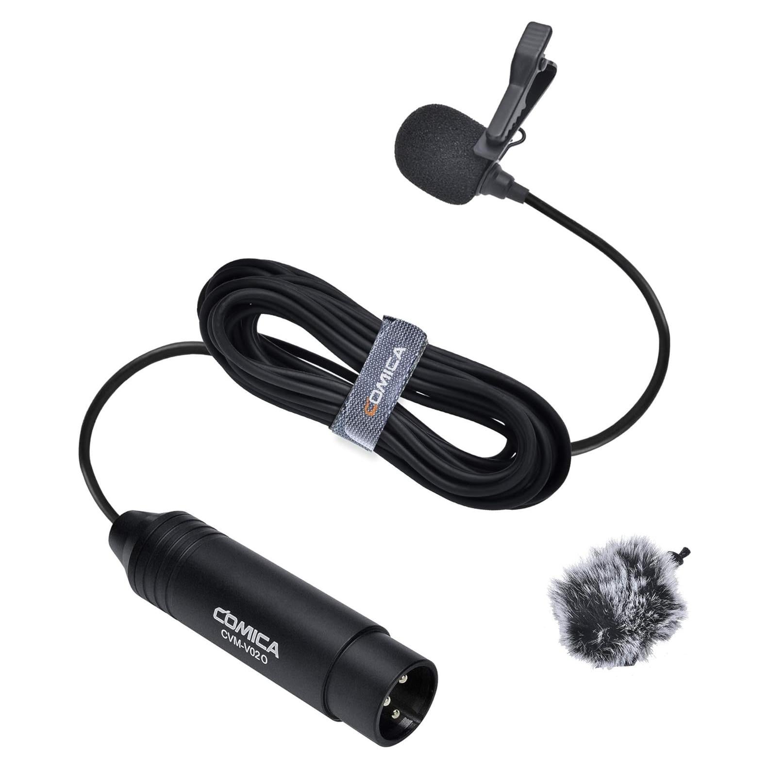 Micrófono Lavalier Comica CVM-V02O Omnidireccional 1.8m