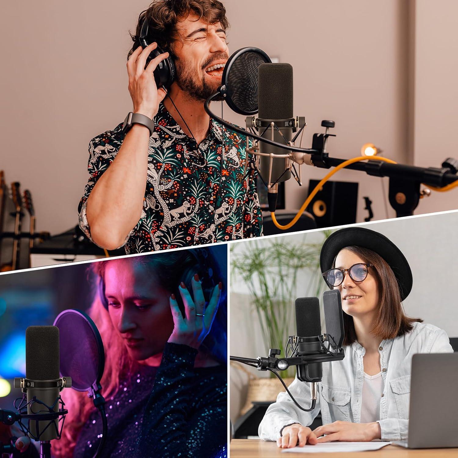 Funda de Viento ChromLives para Micrófono Shure SM7B