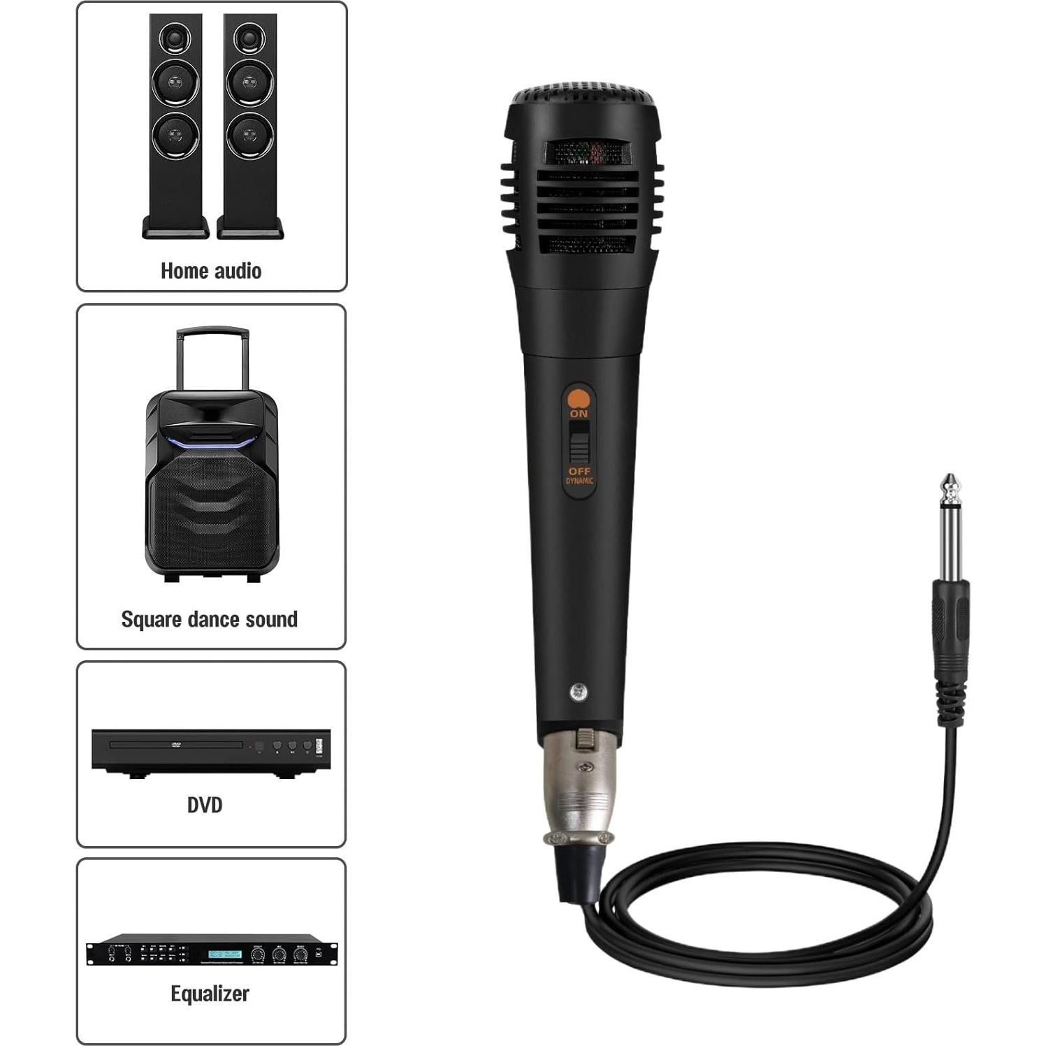 Micrófono Dinámico con Cable Tienda Boutique de Moda 150cm