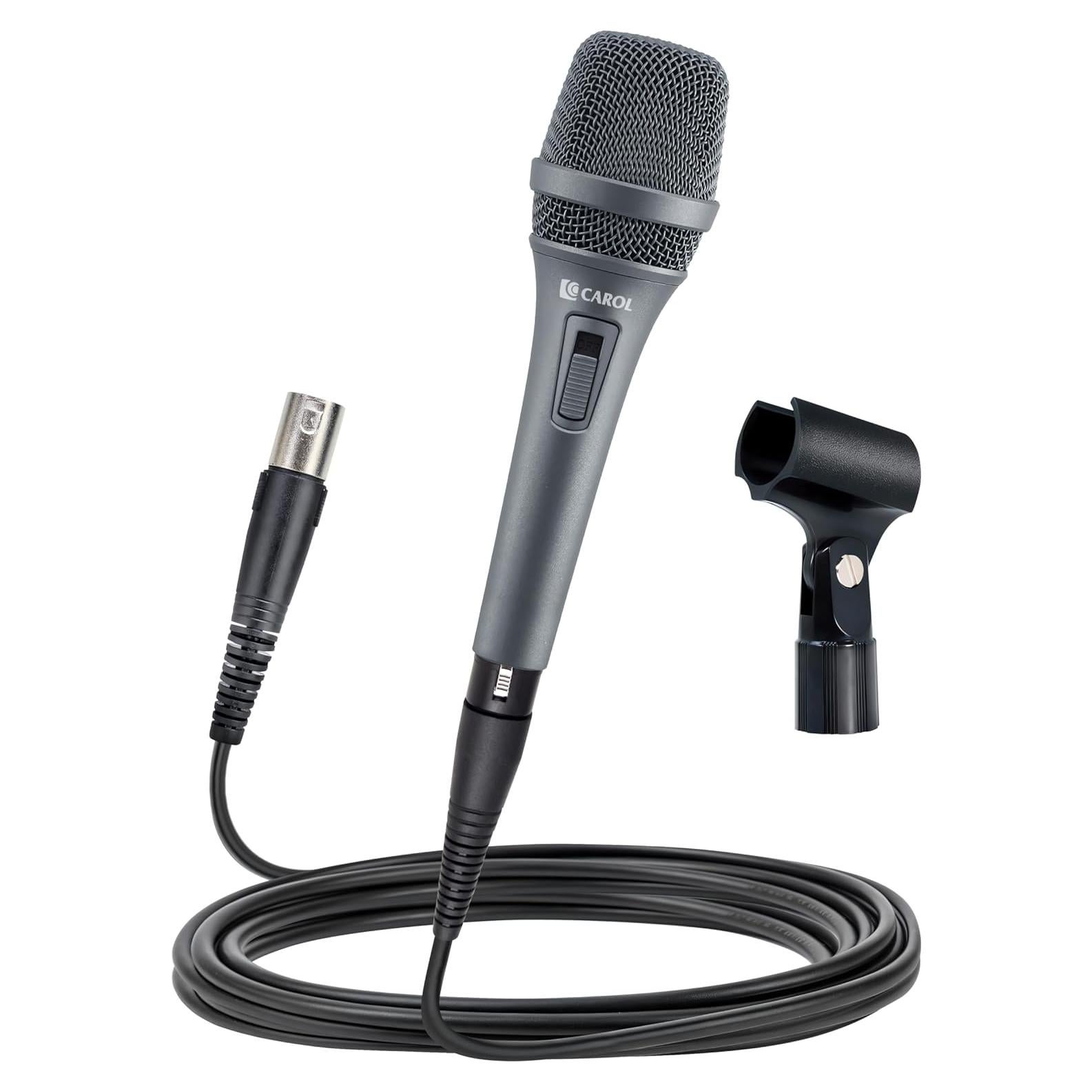 Micrófono Dinámico XLR Carol AC-900S con Cancelación de Ruido