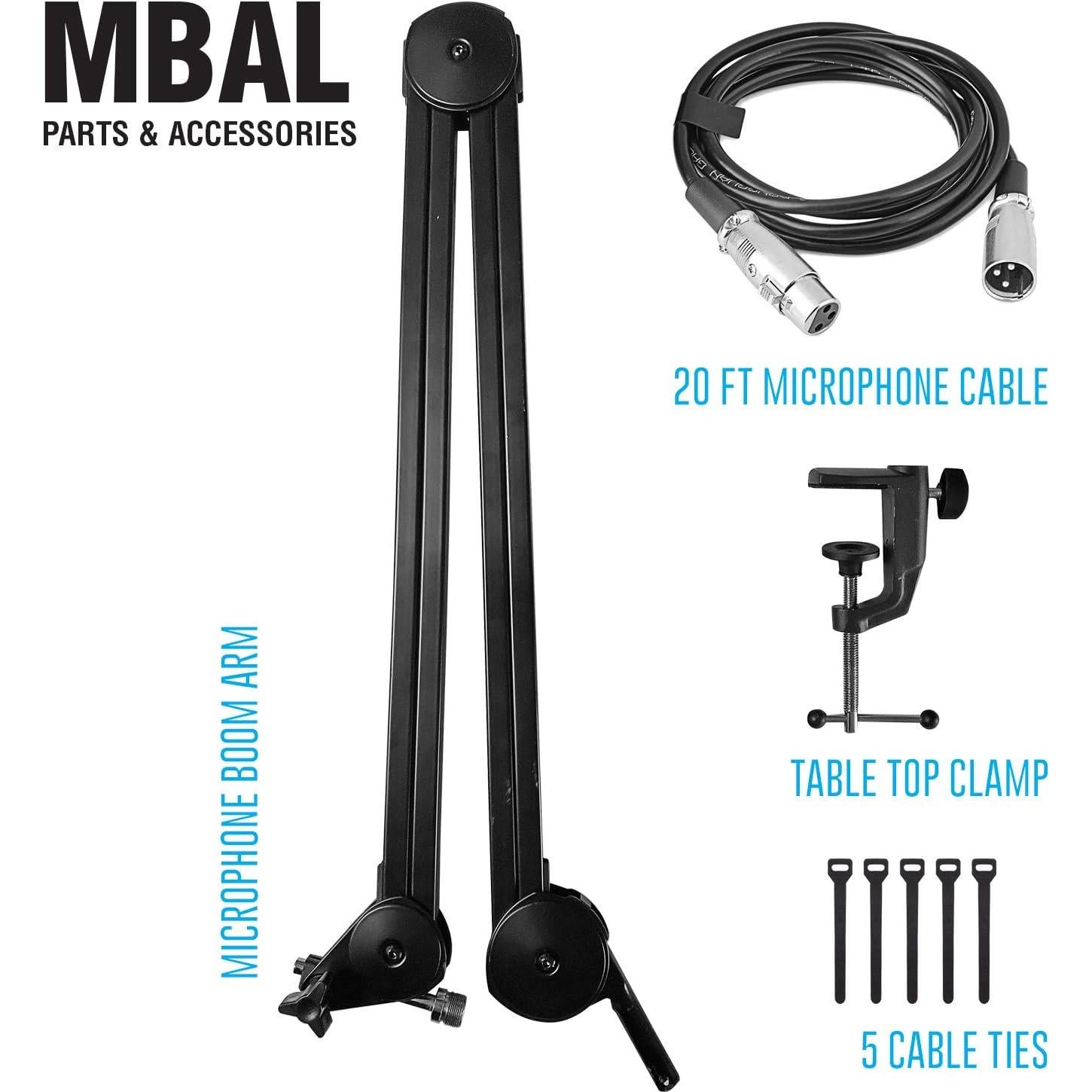 Soporte de Micrófono de Brazo AxcessAbles AXCMBAL 1.02m
