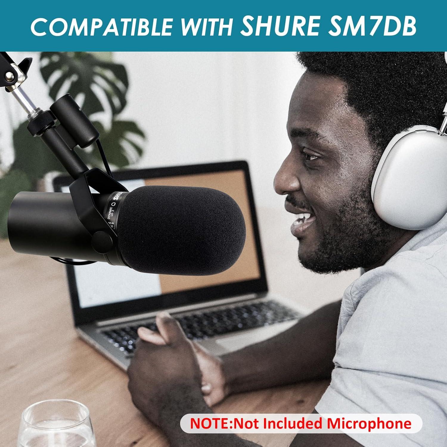 Cubierta de micrófono YOUSHARES para Shure SM7B - Filtro pop