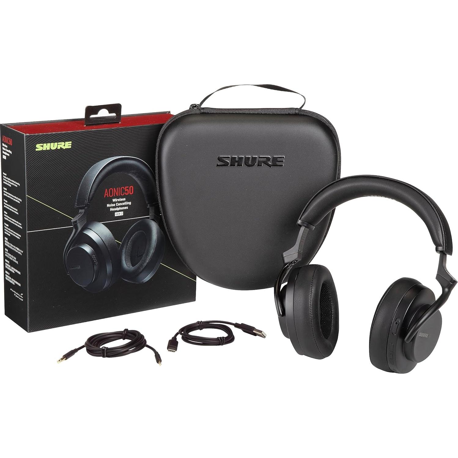 Auriculares Inalámbricos Shure AONIC 50 Gen 2 - Negro, 45h Batería