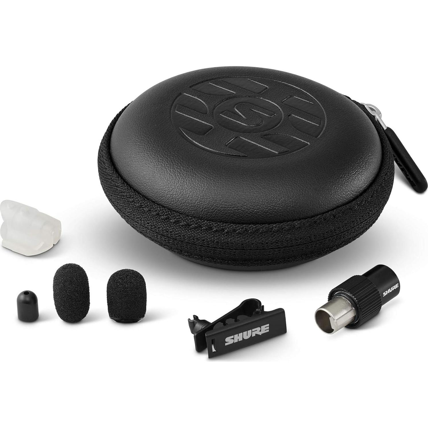 Micrófono Lavalier Omnidireccional Shure DuraPlex Negro IP57