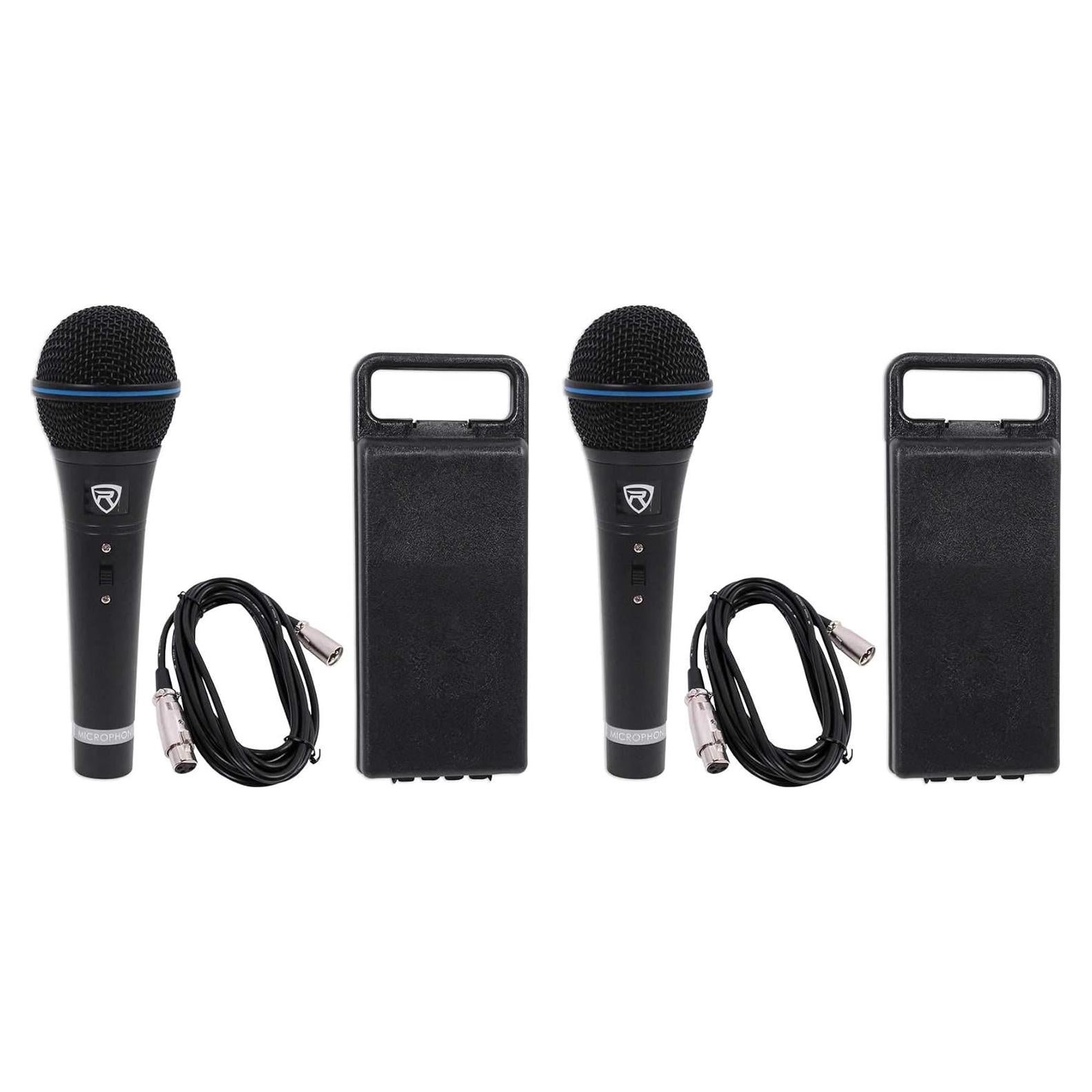 Micrófonos Dinámicos Cardioides Rockville RMM-XLR con Cable 3m