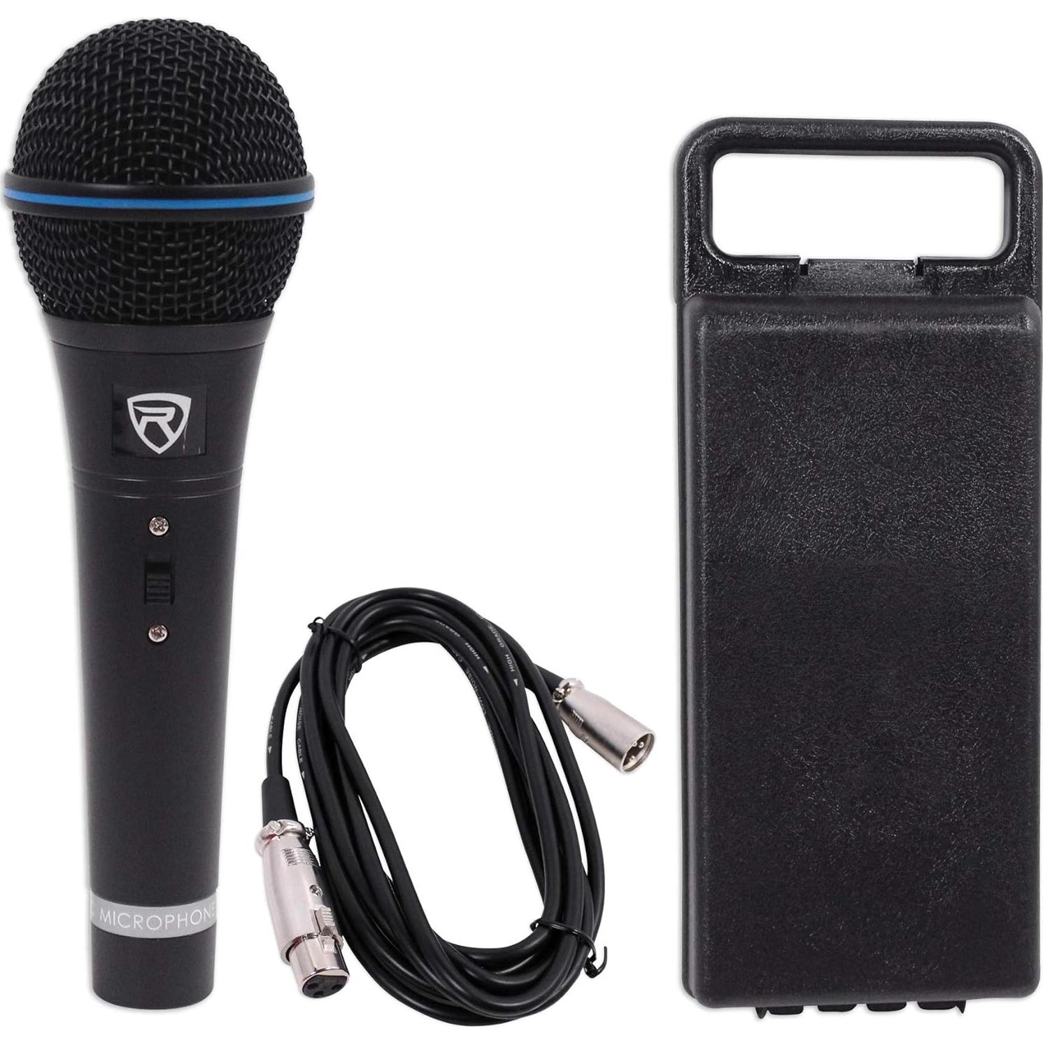 Micrófonos Dinámicos Cardioides Rockville RMM-XLR con Cable 3m
