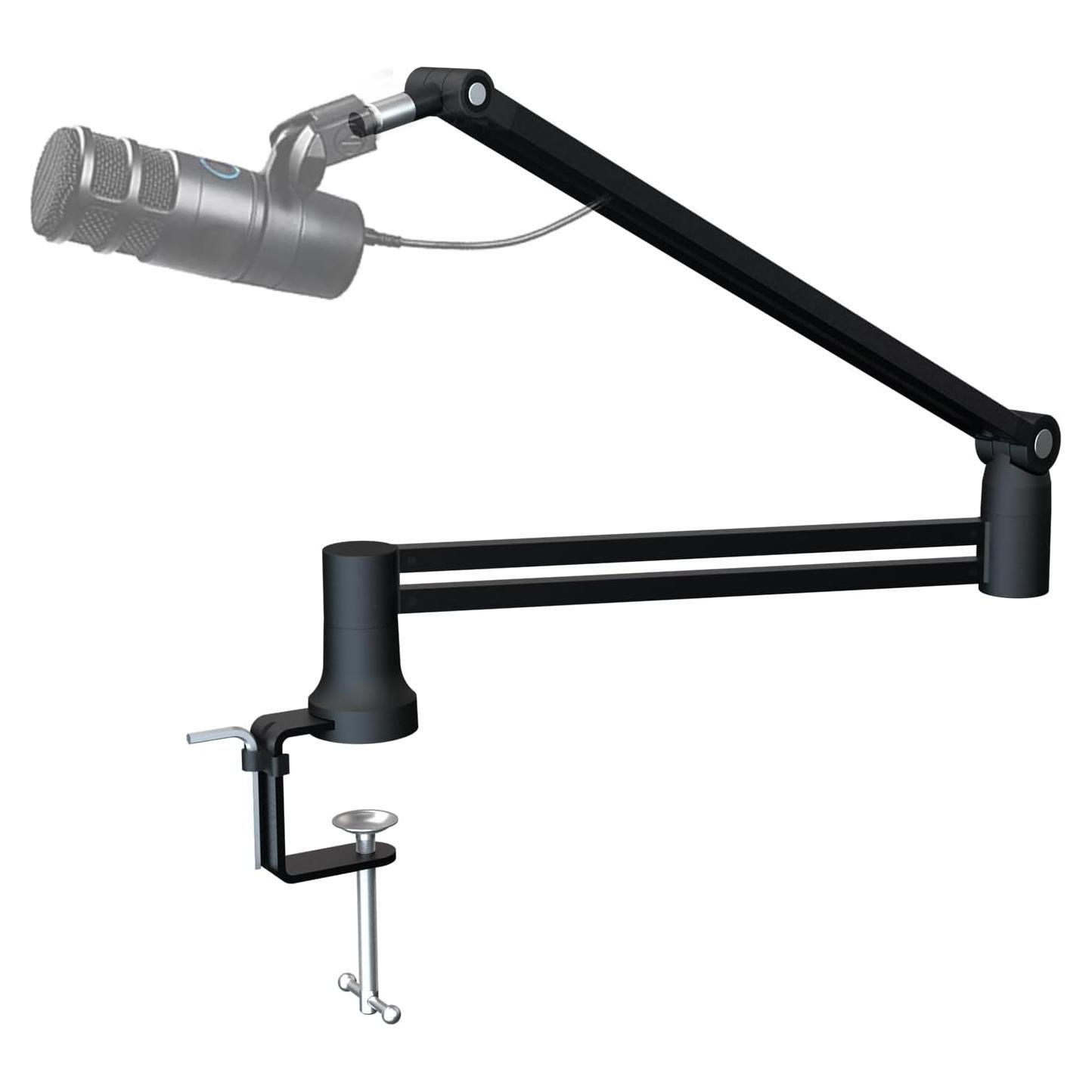 Soporte de Micrófono Ajustable BOOMARM - Brazo Giratorio 360°
