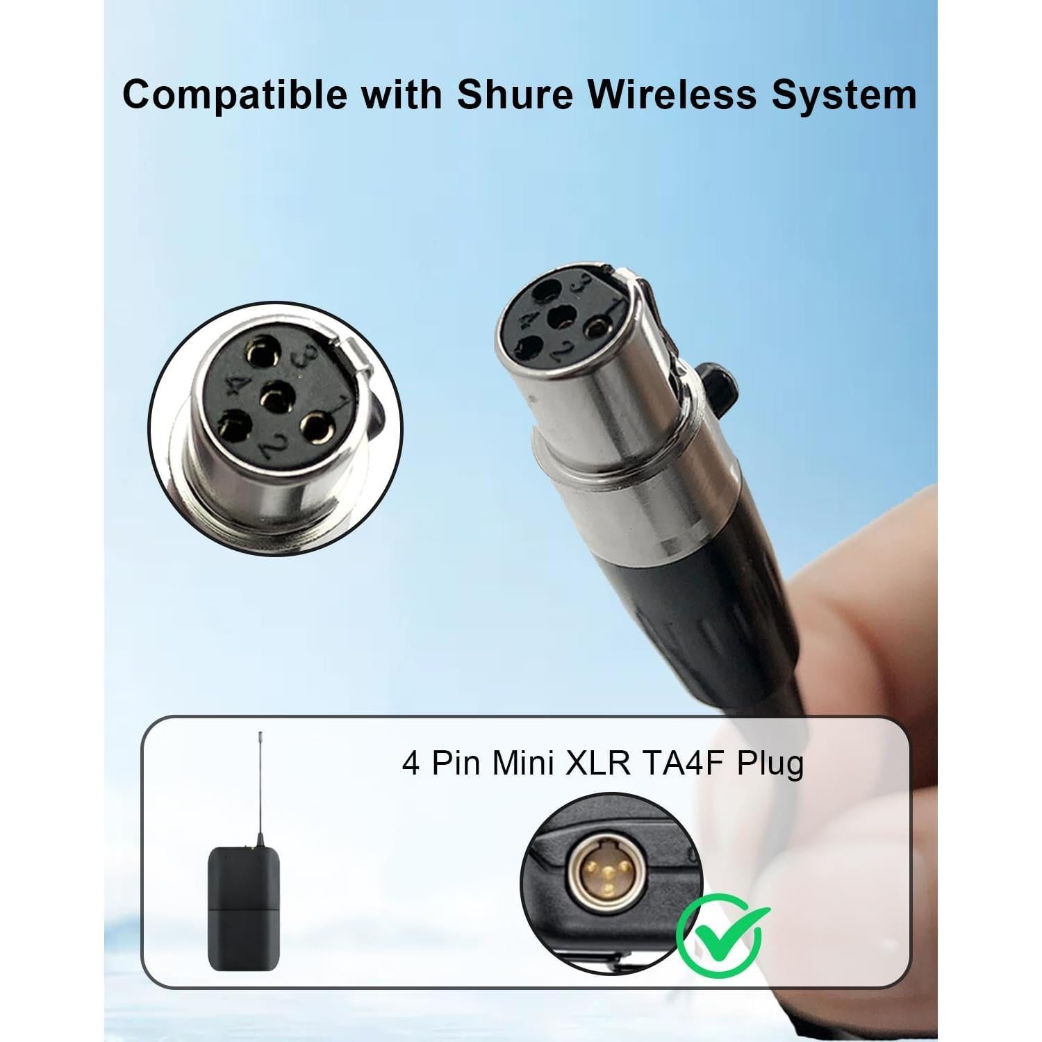 Micrófono Lavalier Unidireccional NewTH Mini XLR 1M