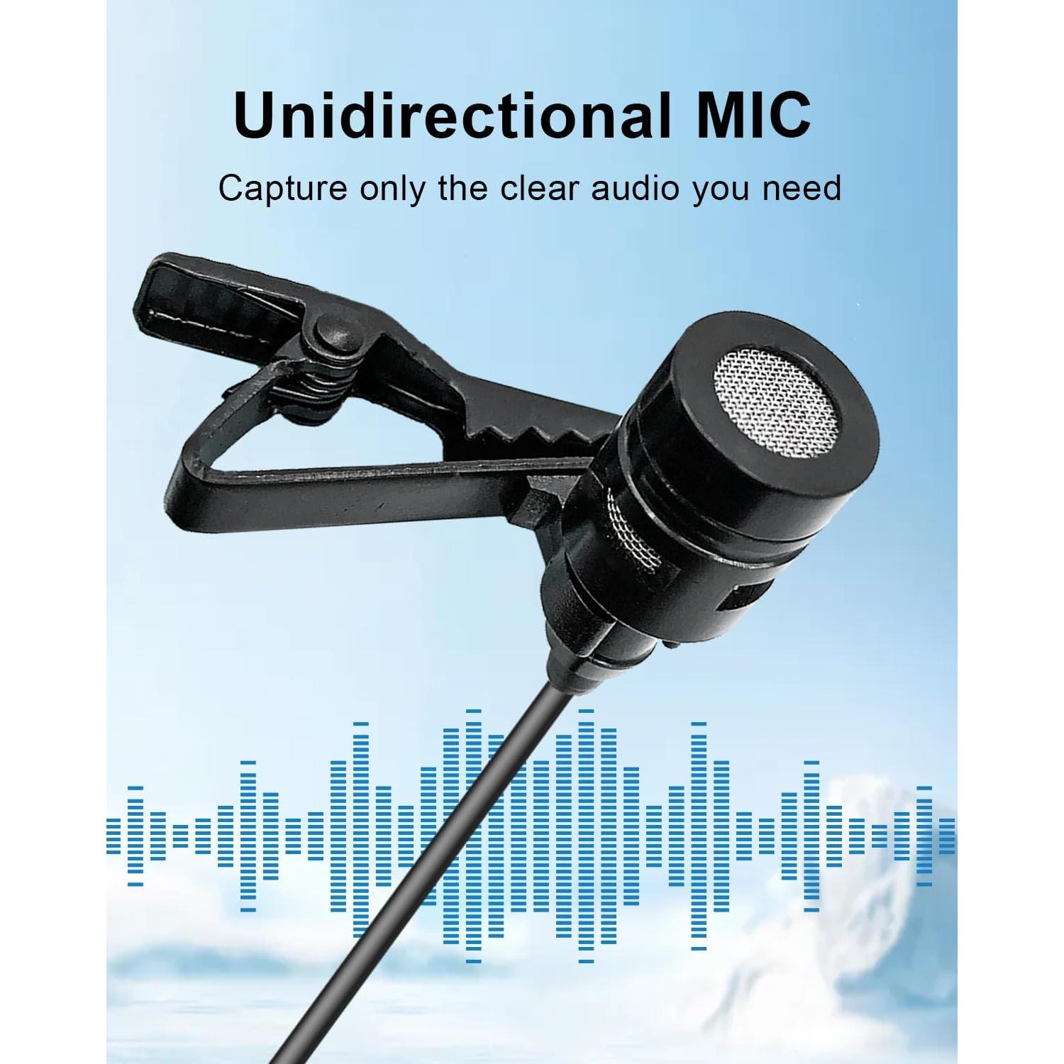 Micrófono Lavalier Unidireccional NewTH Mini XLR 1M