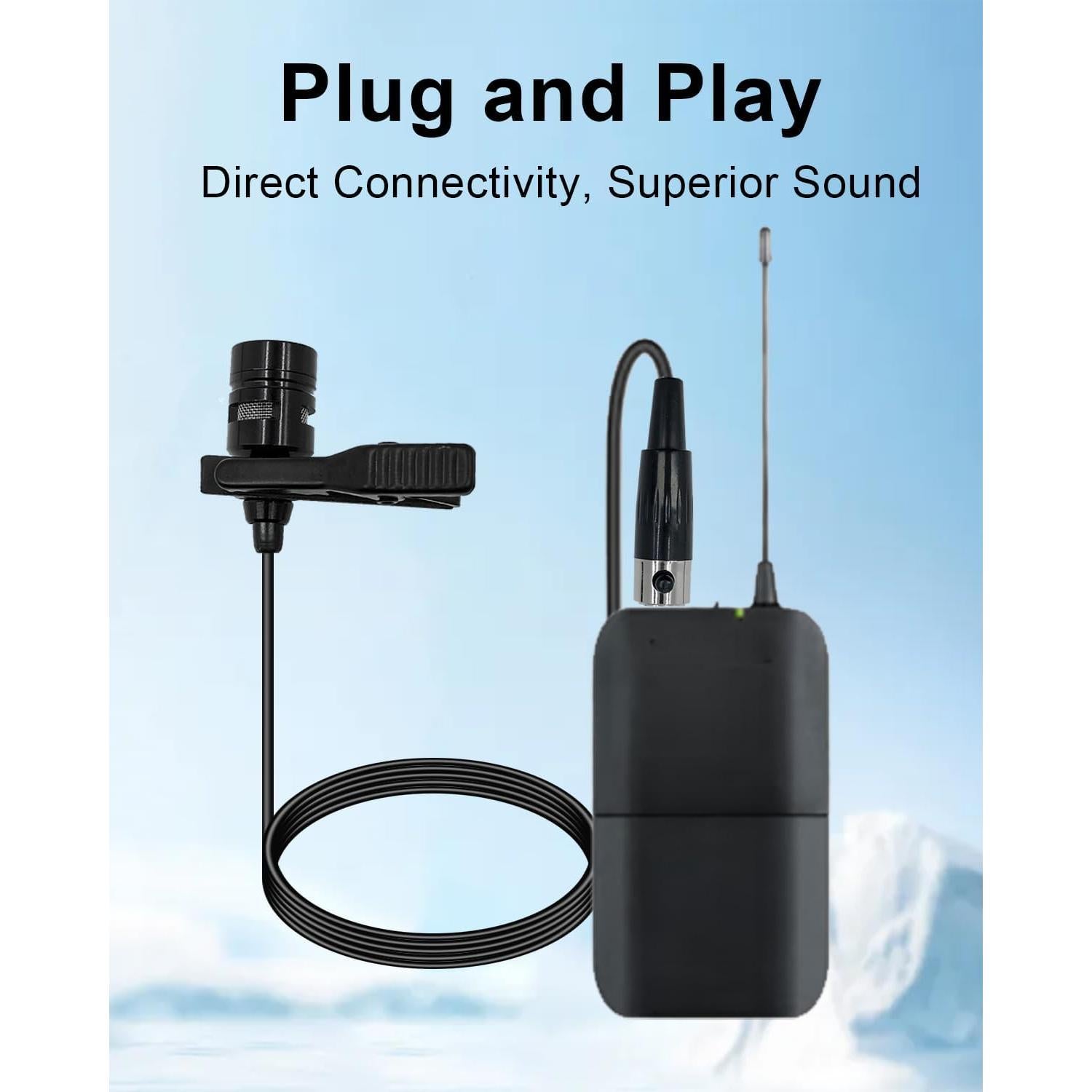 Micrófono Lavalier Unidireccional NewTH Mini XLR 1M