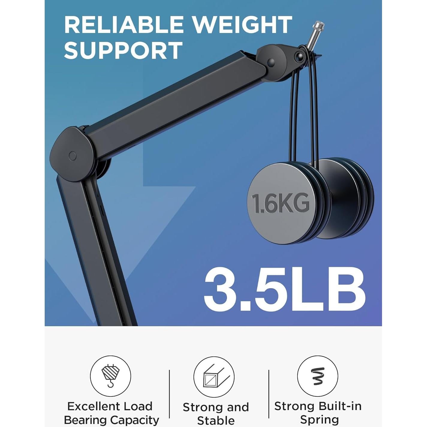 Soporte de Micrófono InnoGear Brazo Ajustable 360° 65cm