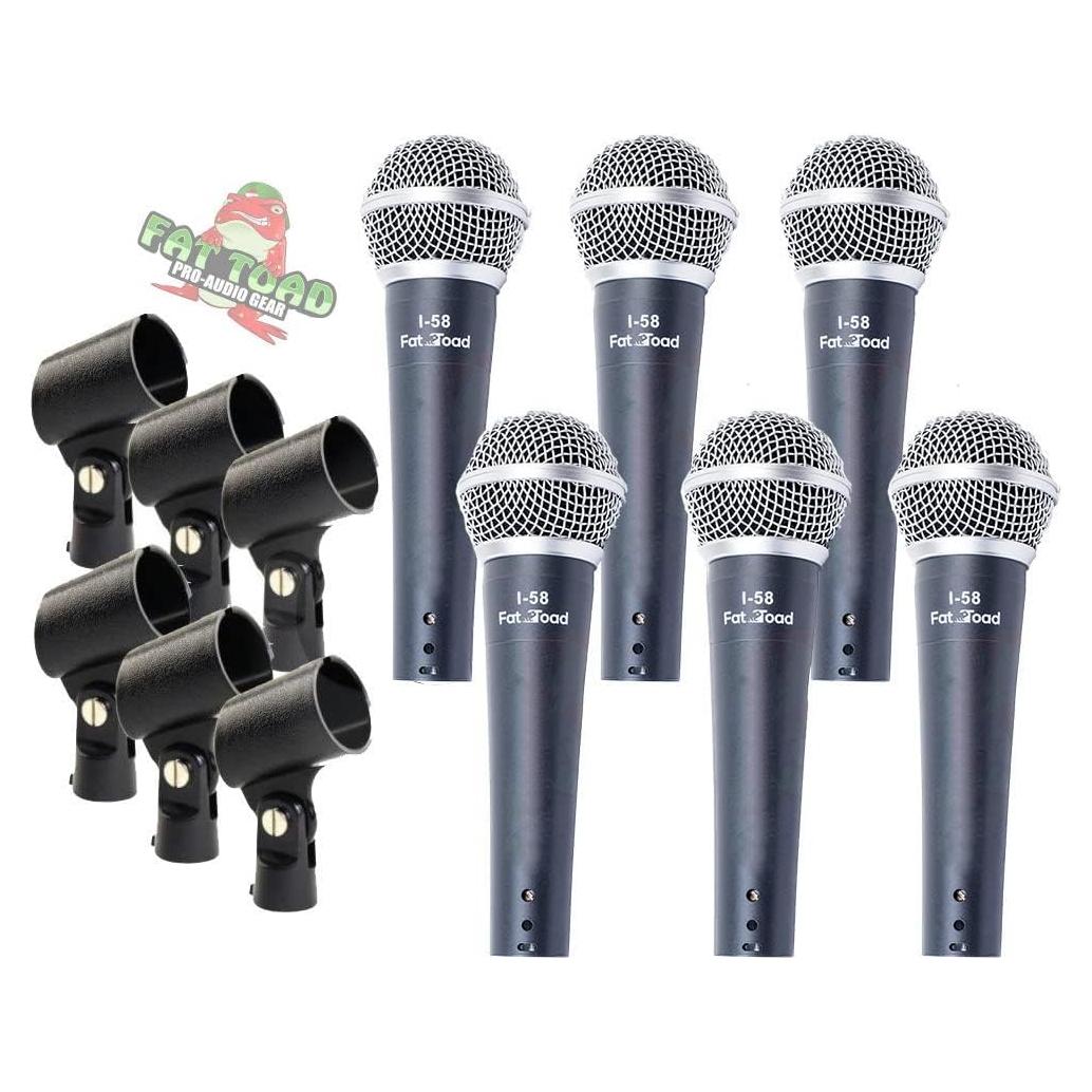Micrófonos Dinámicos Cardioides Fat Toad - Paquete de 6