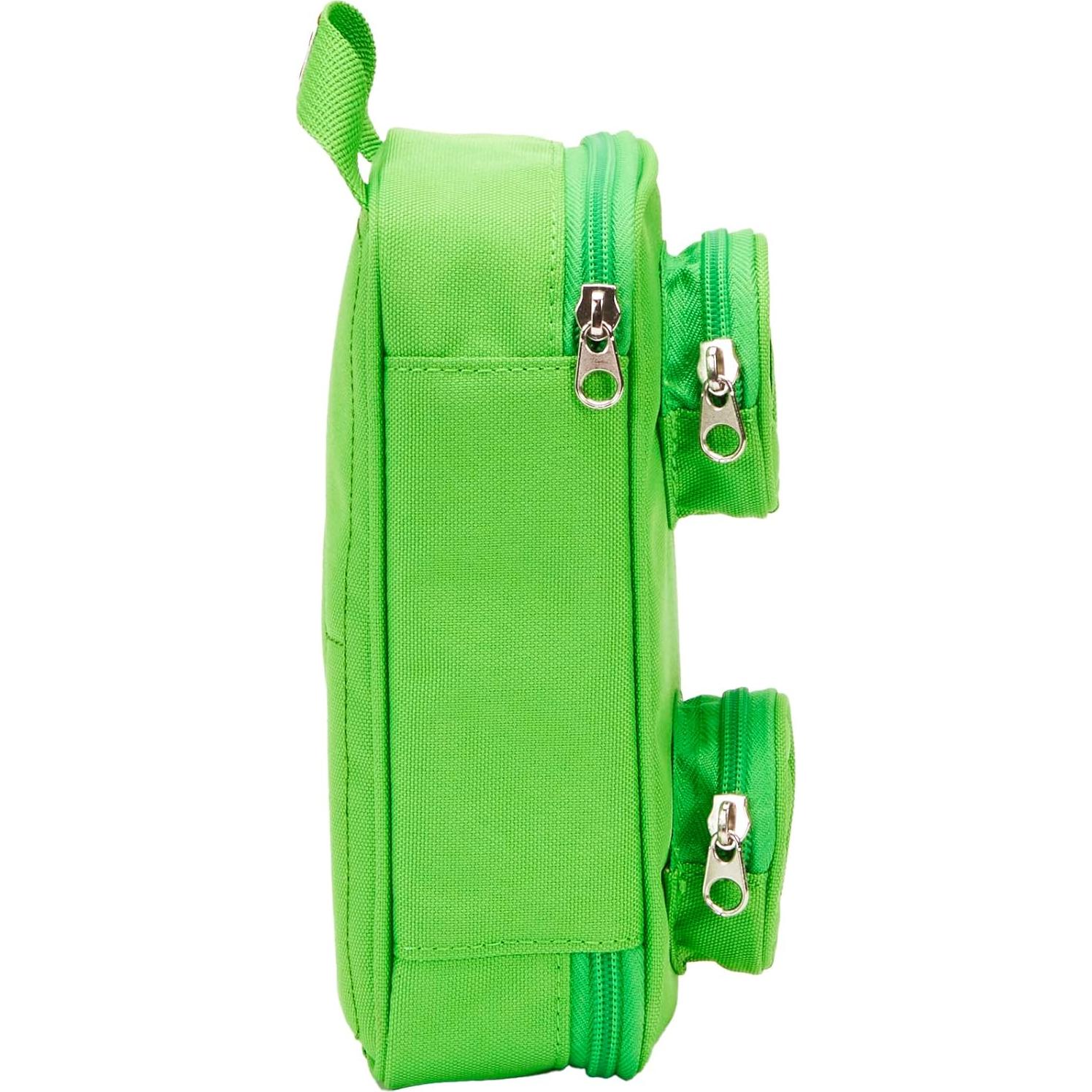 Funda de Ladrillos LEGO Verde 20x10x6 cm para útiles