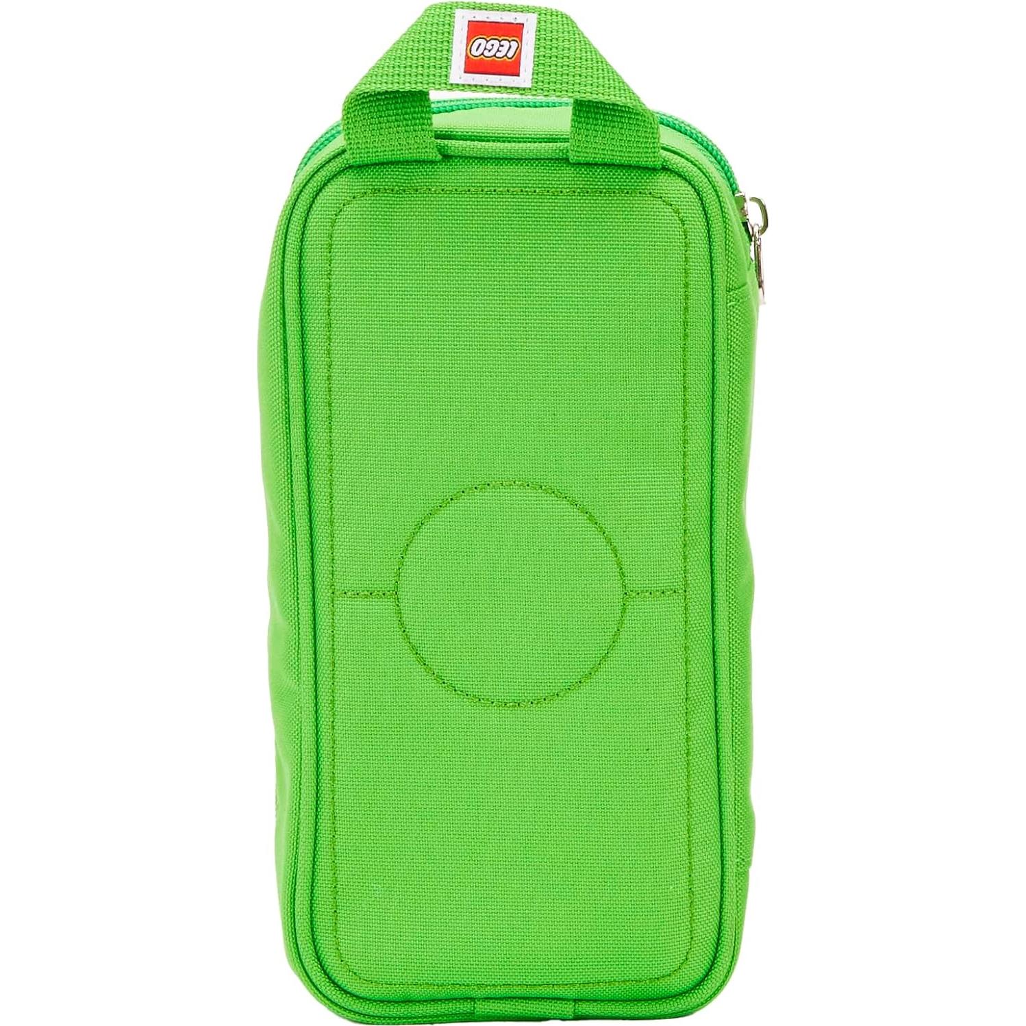 Funda de Ladrillos LEGO Verde 20x10x6 cm para útiles