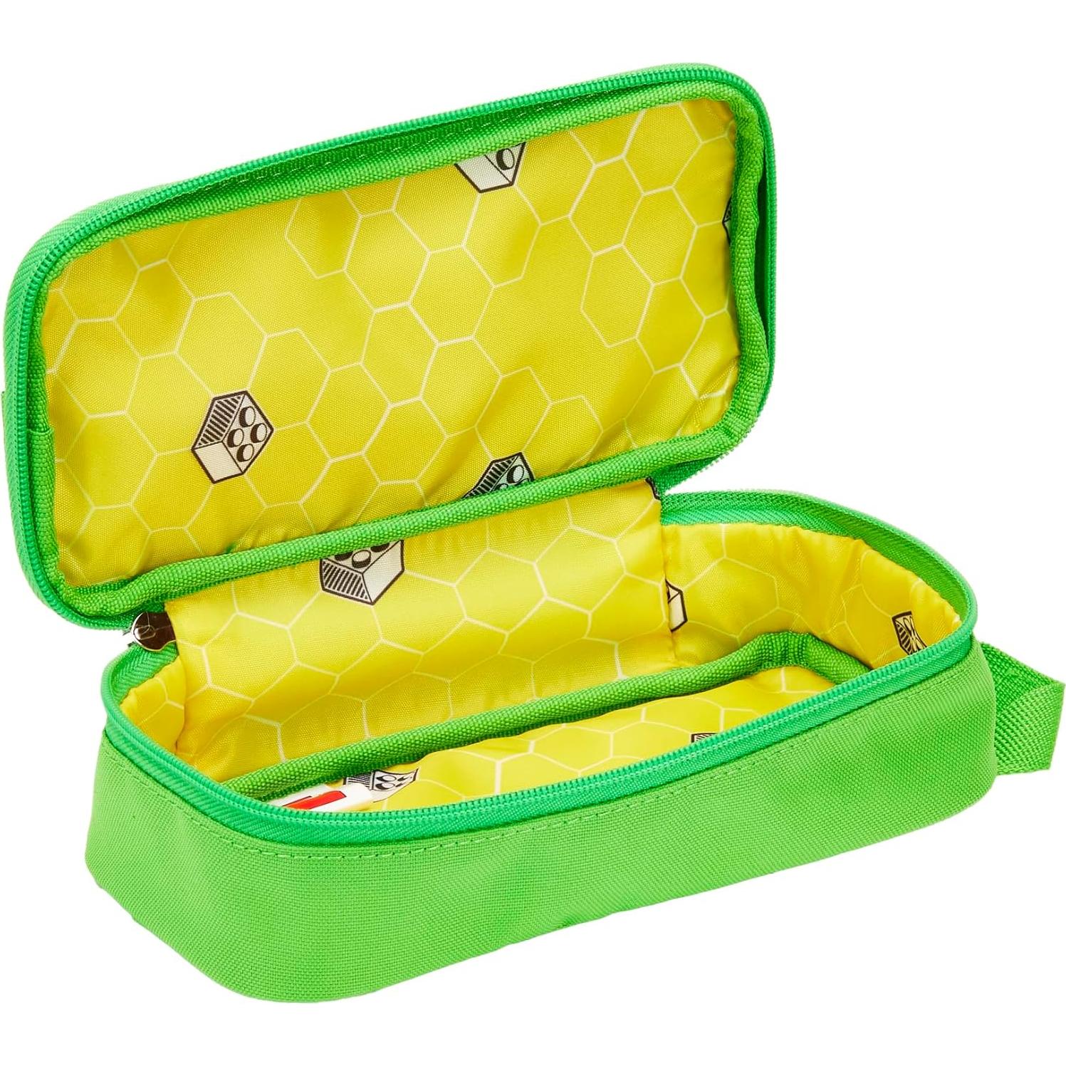 Funda de Ladrillos LEGO Verde 20x10x6 cm para útiles