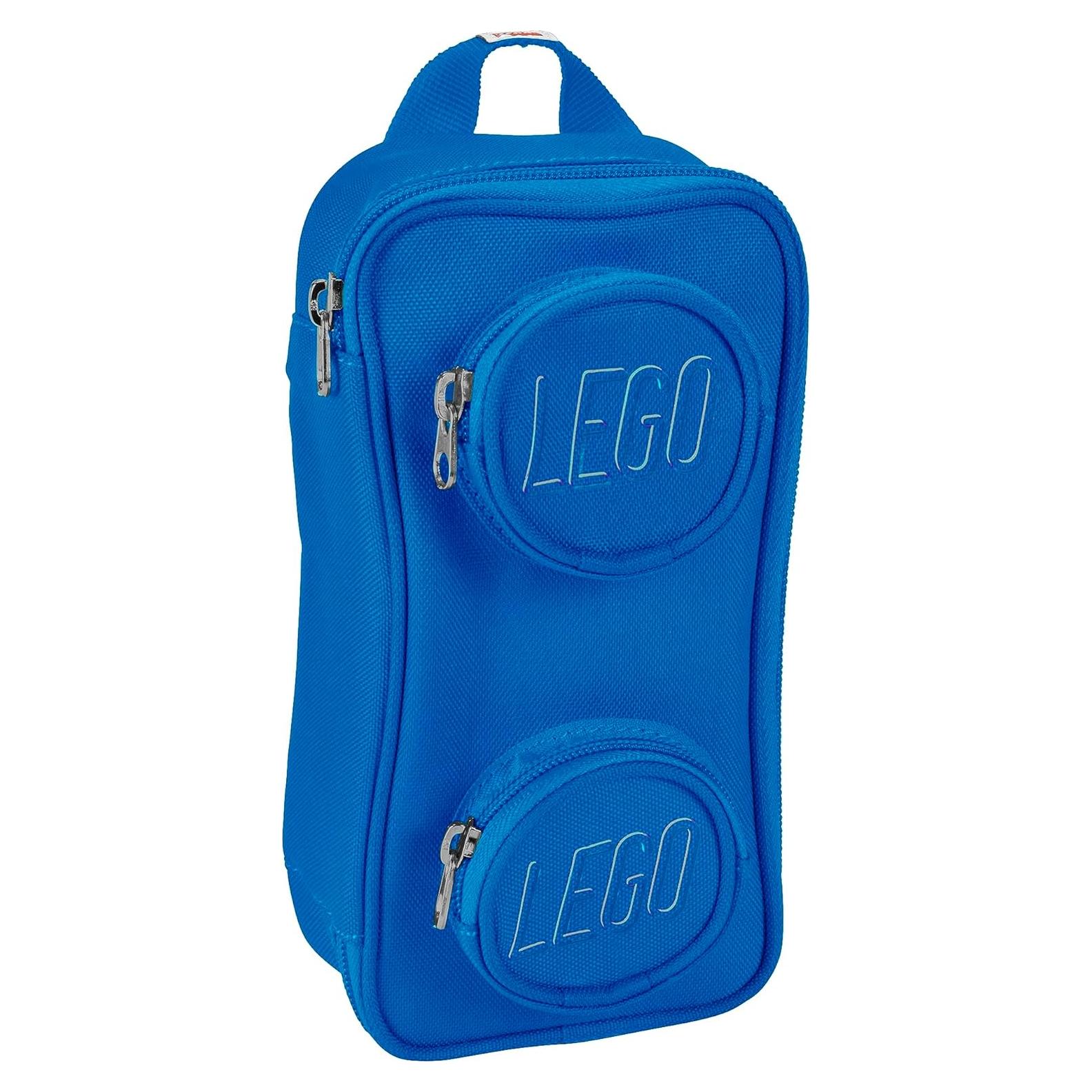 Funda de Ladrillos LEGO Azul 20x10x6 cm para útiles