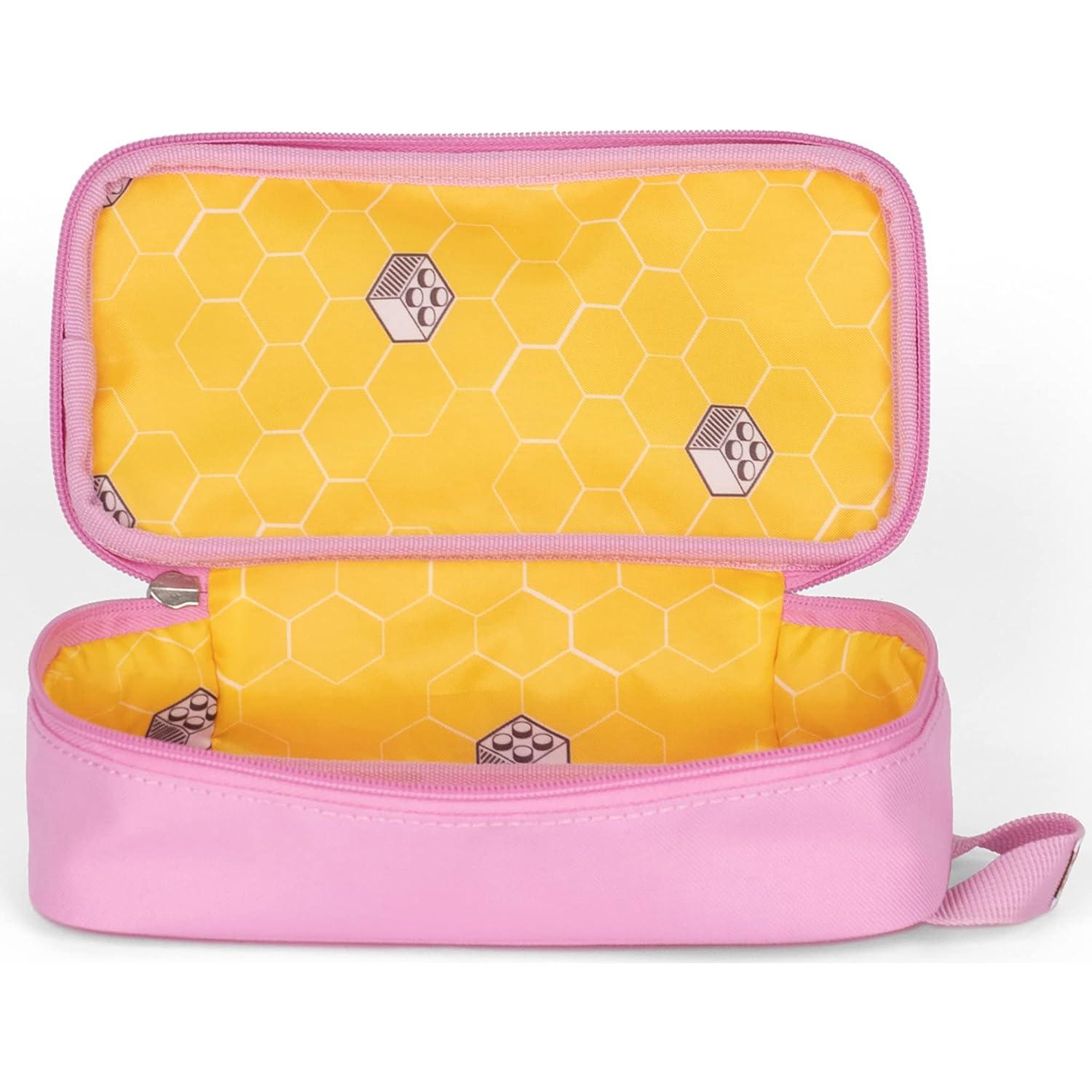 Funda de Ladrillos LEGO Oficial Rosa Claro 20x10x6 cm