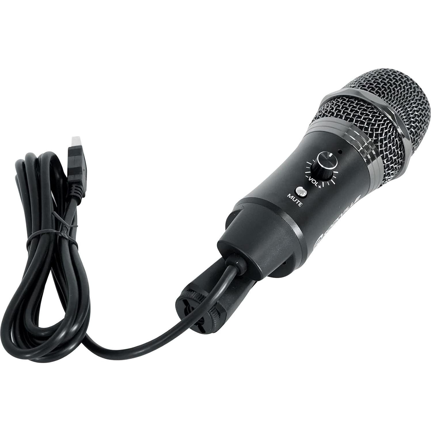 Micrófono USB Rockville A-Stream + Brazo Ajustable Audio Technica