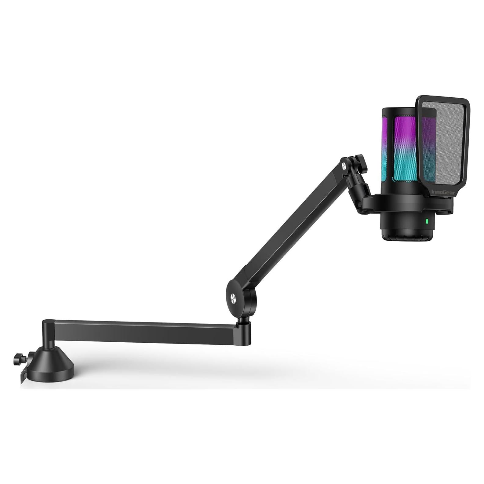 Micrófono Gaming USB InnoGear CM38D con Brazo Ajustable y RGB